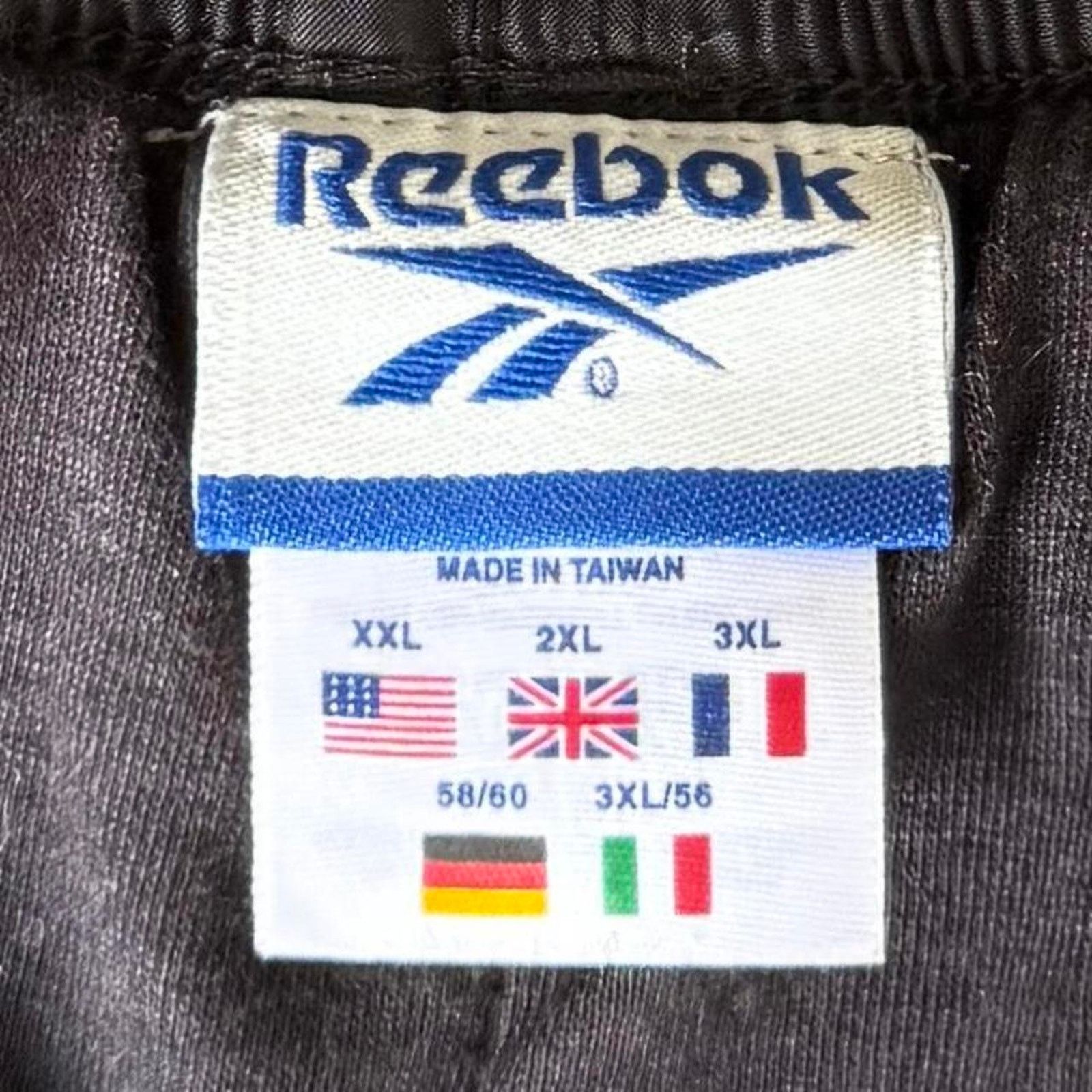 Japanese Brand × Reebok × Vintage Vintage Y2K Baggy Reebok Skater Grunge Cyber Tech Sweatpants Size US 36 / EU 52 - 4 Thumbnail
