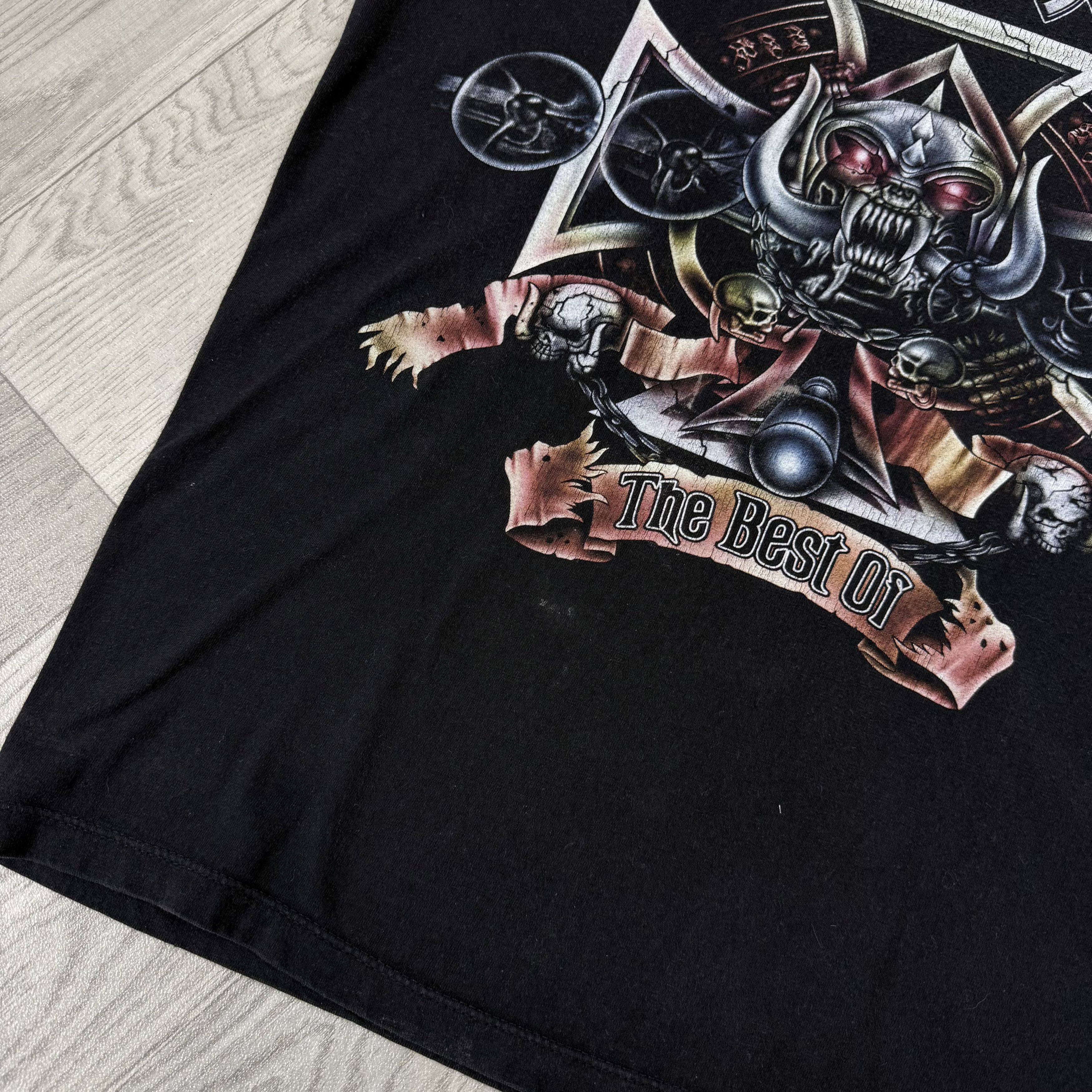 Vintage Vintage Motorhead 90s Rock Band Black Graphic Tee Shirt Size US M / EU 48-50 / 2 - 9 Thumbnail