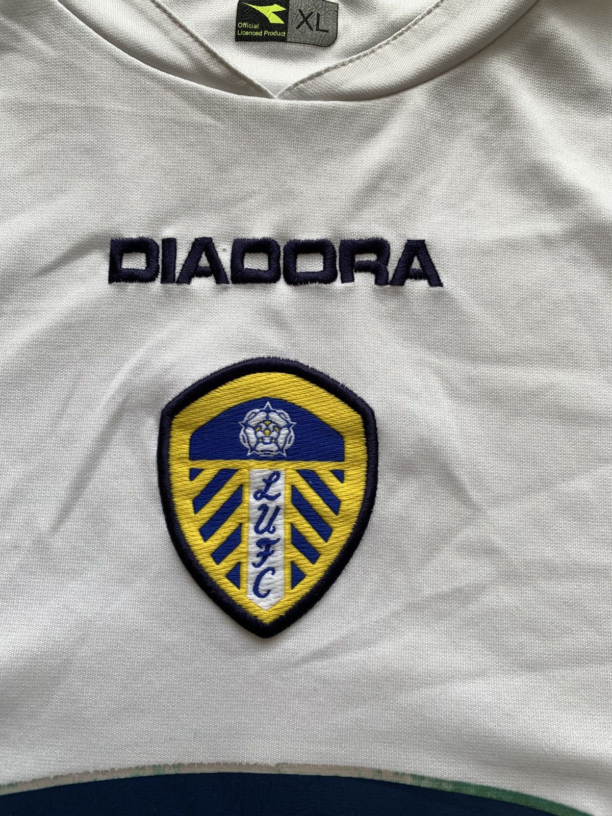 Diadora 🔥DIADORA LEEDS UNITED 2004/2005 HOMW SOCCER JERSEY Size US XL / EU 56 / 4 - 4 Thumbnail