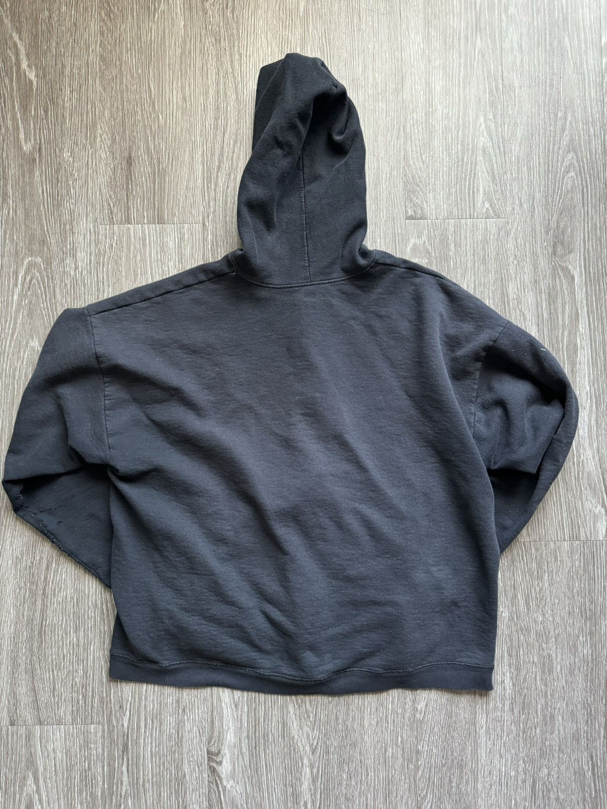 Hanes × Vintage Thrashed Hanes Zip Up Hoodie Size US XL / EU 56 / 4 - 2 Thumbnail