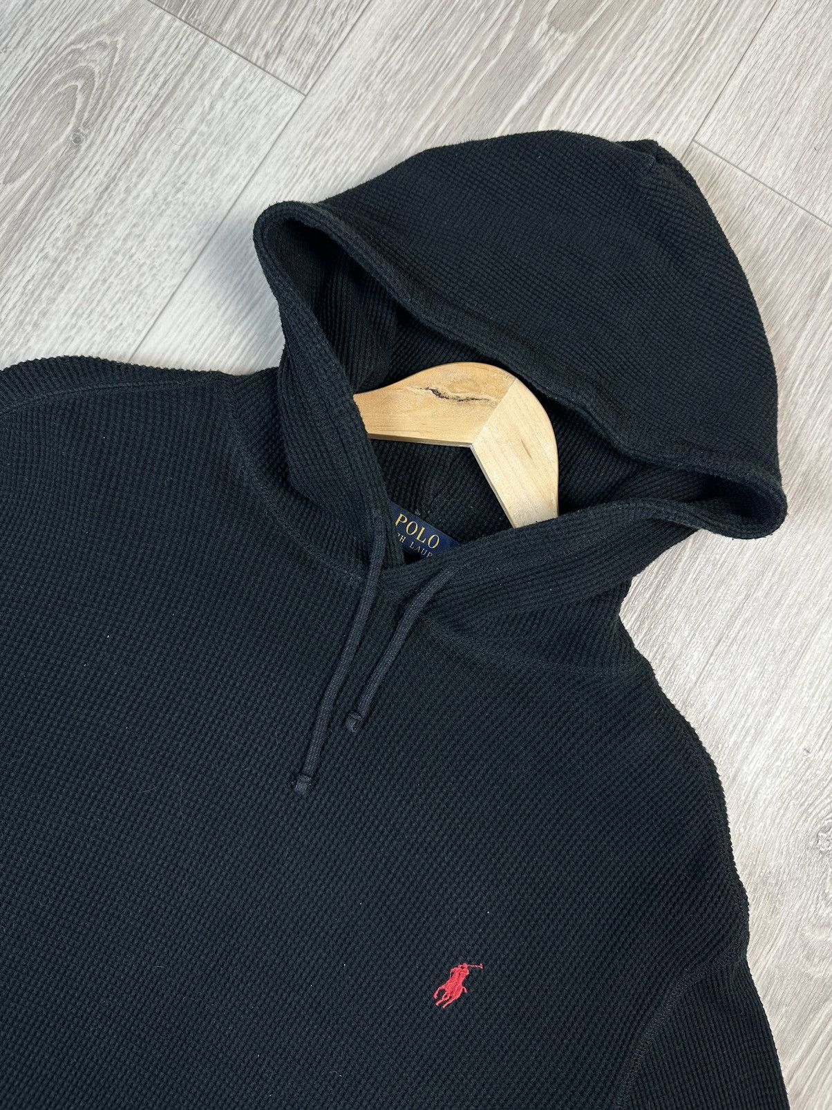 Polo Ralph Lauren Polo Ralph Lauren Hoodie Vintage Small Logo Black Size L Size US L / EU 52-54 / 3 - 4 Thumbnail