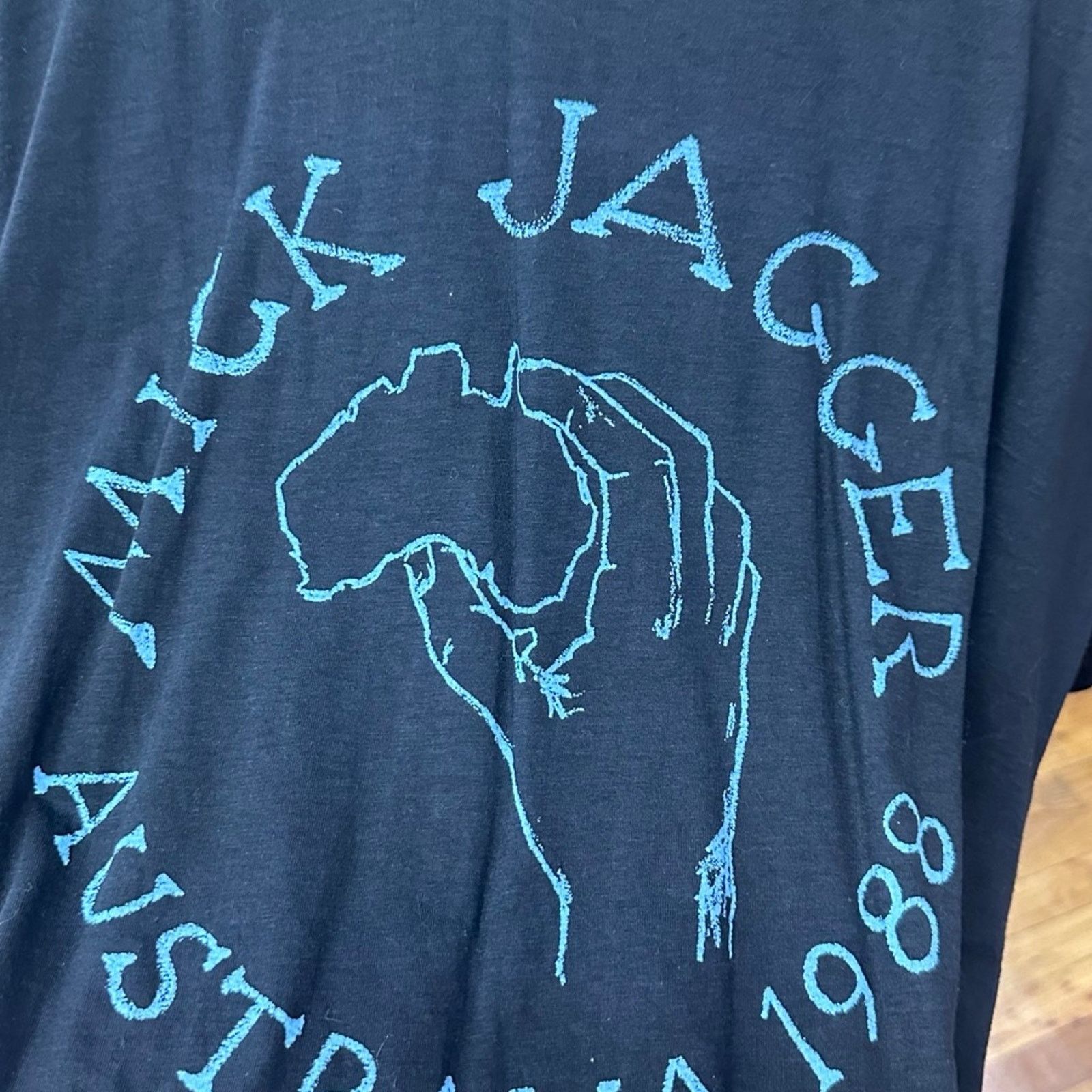 The Rolling Stones Vintage Mick Jagger Shirt 1988 Size US L / EU 52-54 / 3 - 2 Thumbnail
