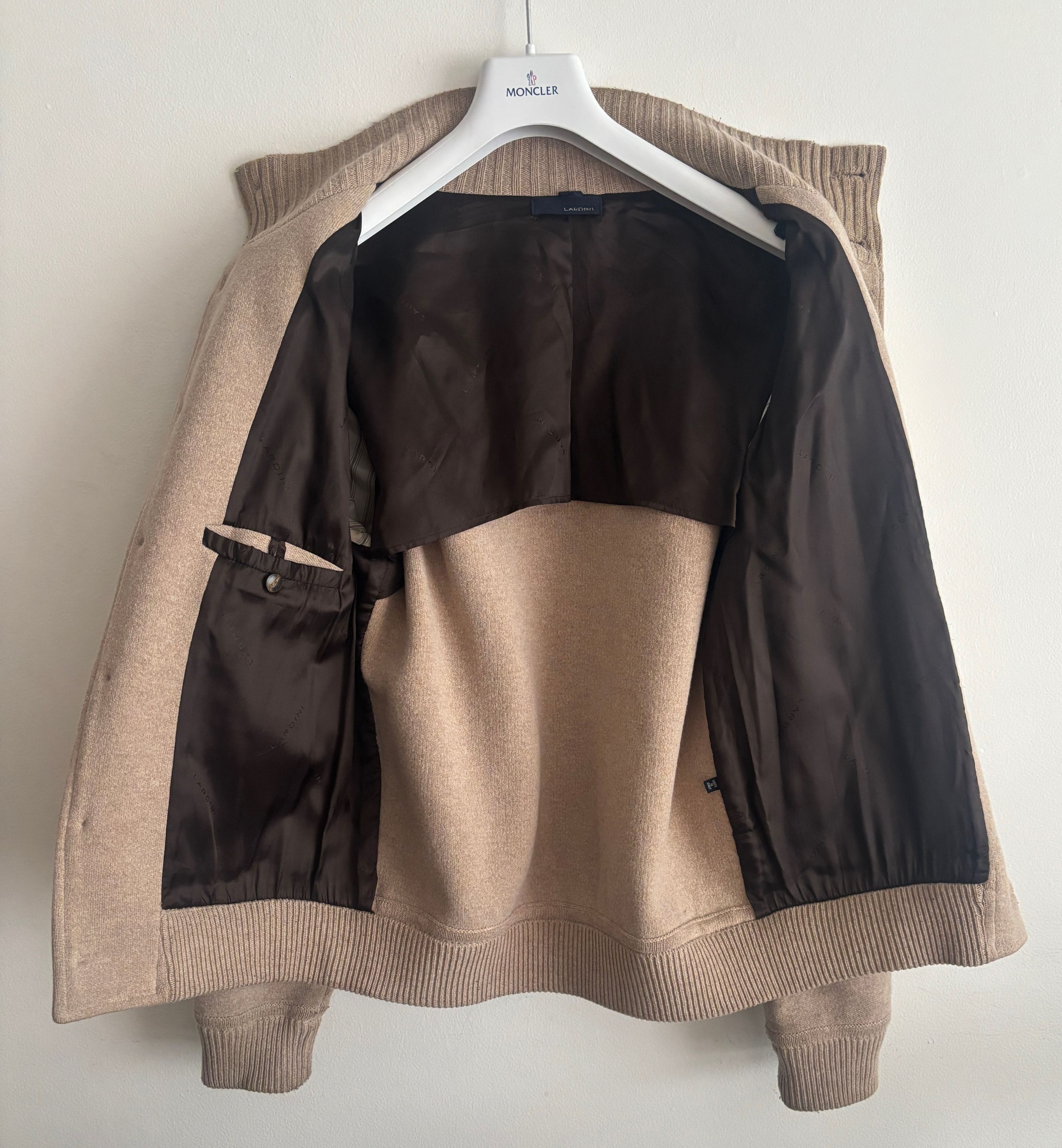 Lardini $945 Valstarino Beige Wool Cardigan/ Jacket -EU 52 M/L Size US L / EU 52-54 / 3 - 6 Thumbnail