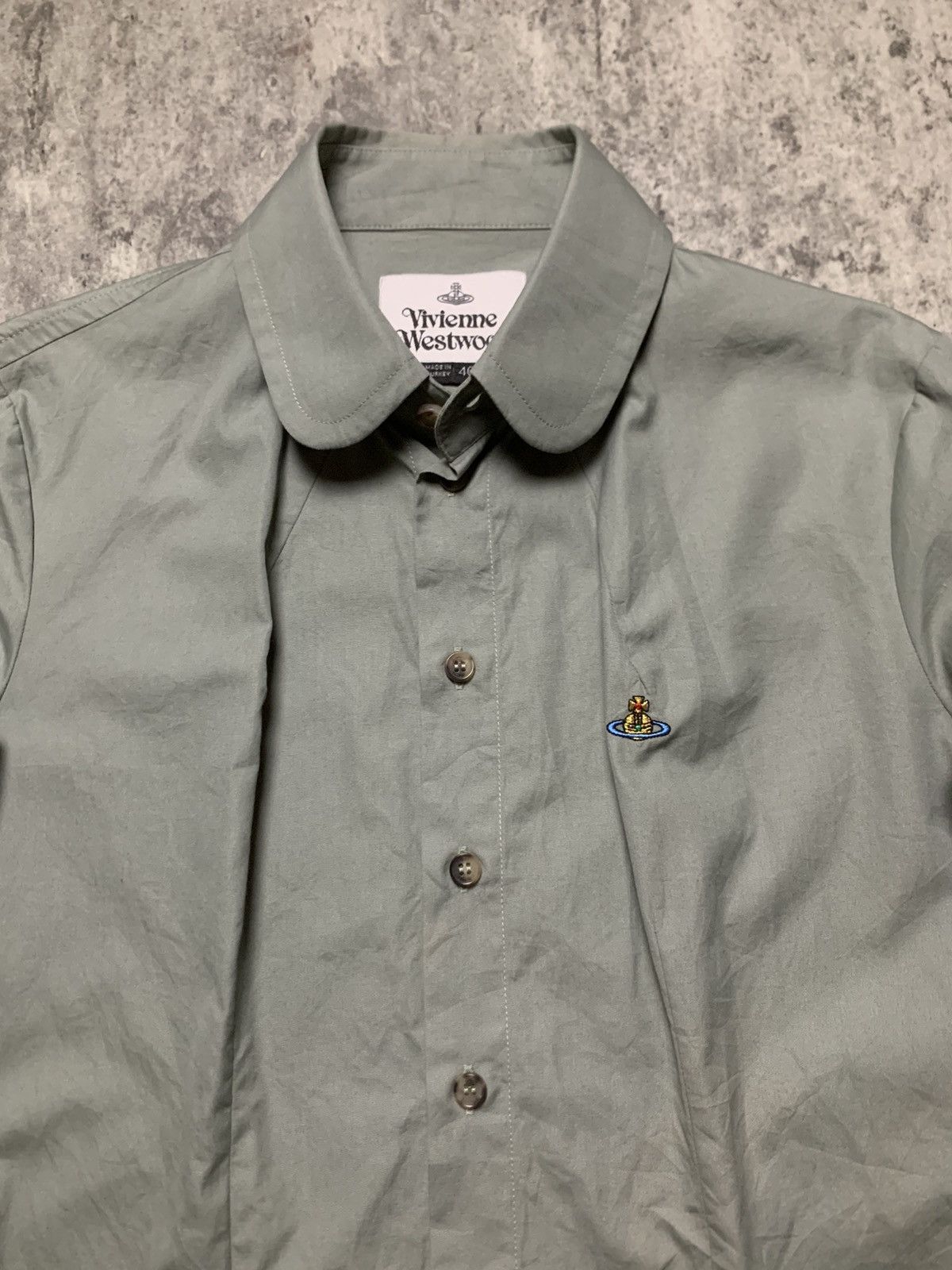 Vivienne Westwood Sage Green Vivienne Westwood Button Up Size M / US 6-8 / IT 42-44 - 3 Thumbnail