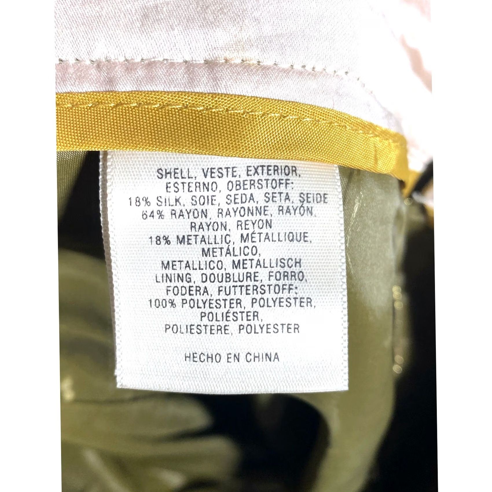 Anthropologie VINTAGE Elevenses Dress Pants 2 Metallic Trousers Gold Floral Boho Luxury Women Pants 29 in Gold Floral Bohemian Holiday 90s Mens Womens Boys Girls Size 26" / US 2 / IT 38 - 5 Thumbnail