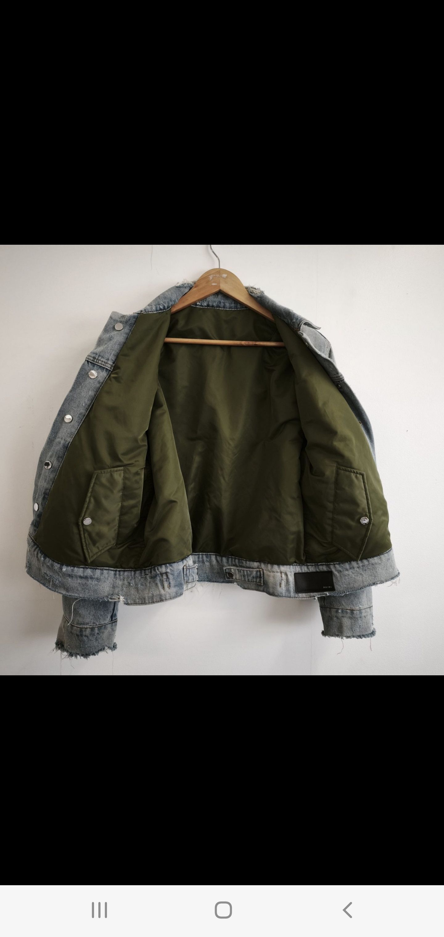 Amiri Original RRP $1,890 USD Amiri "Hybrid" denim,bomber Size US M / EU 48-50 / 2 - 11 Thumbnail