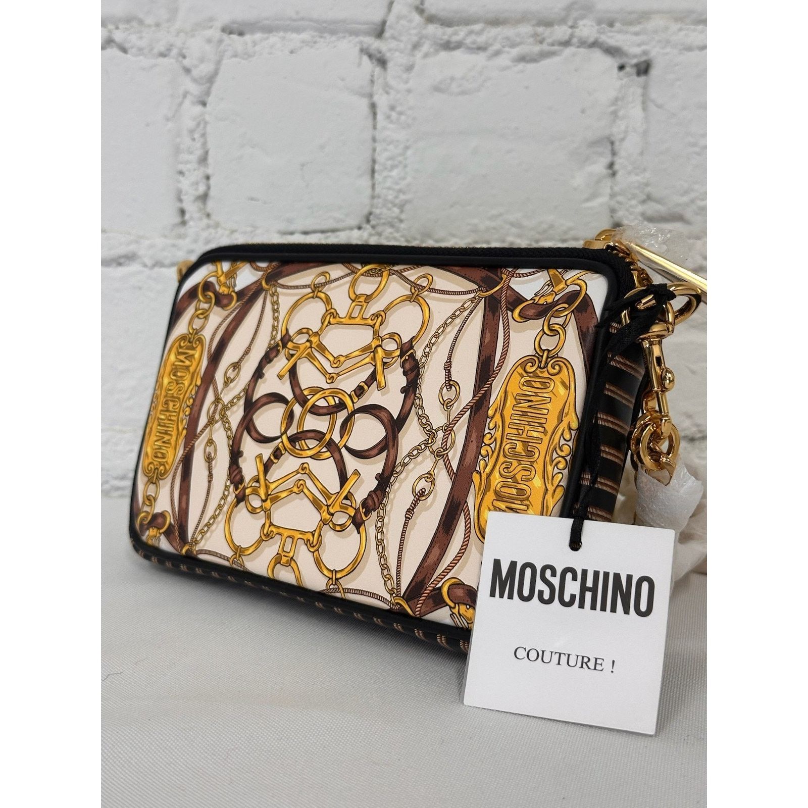 Moschino AW22 MOSCHINO Couture Jeremy Scott Teddy Bear Chains Clutch Size ONE SIZE - 8 Thumbnail