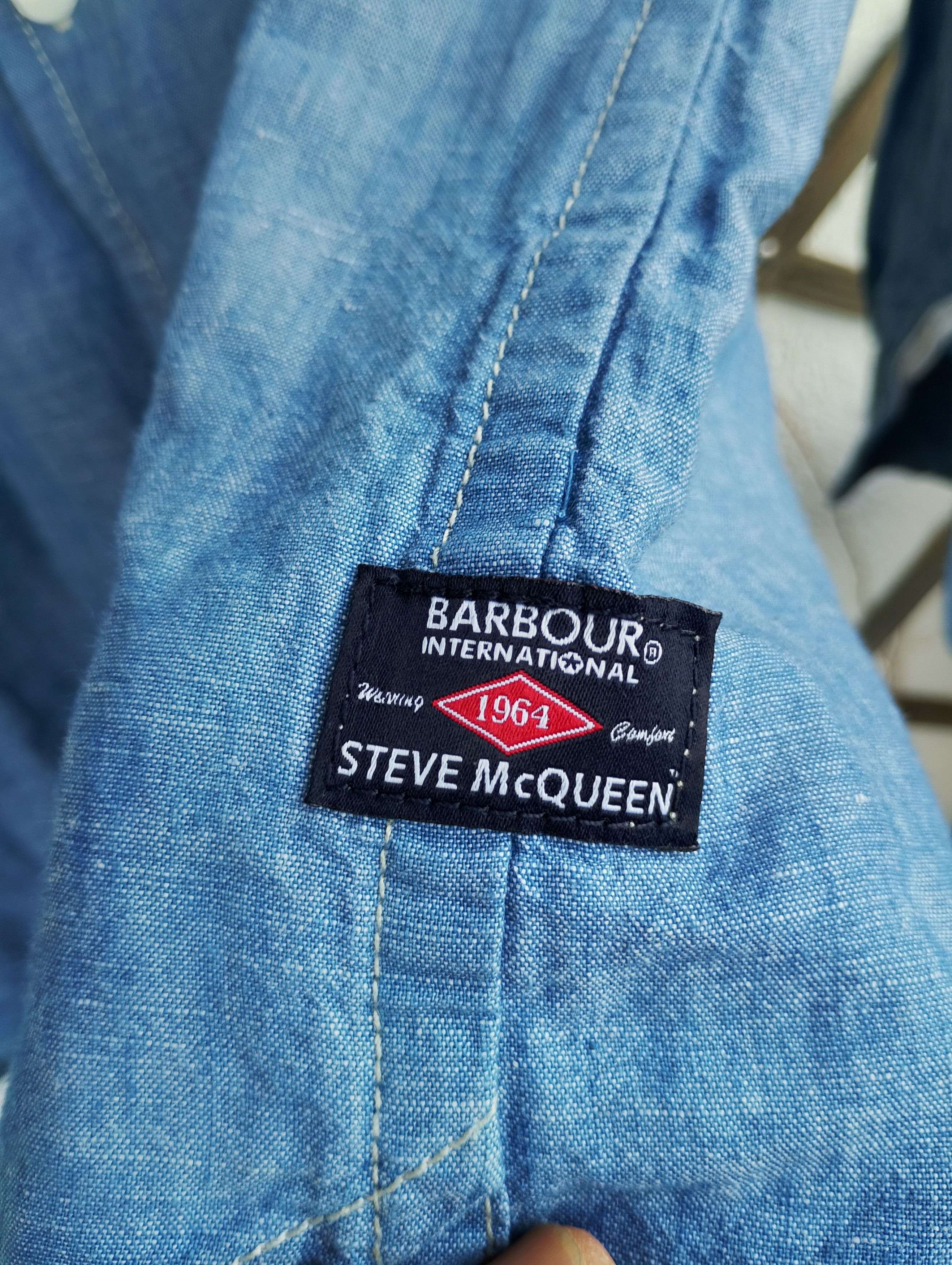 Barbour Barbour x Steve McQueen denim Long Sleeve shirt sz M Size US M / EU 48-50 / 2 - 3 Thumbnail