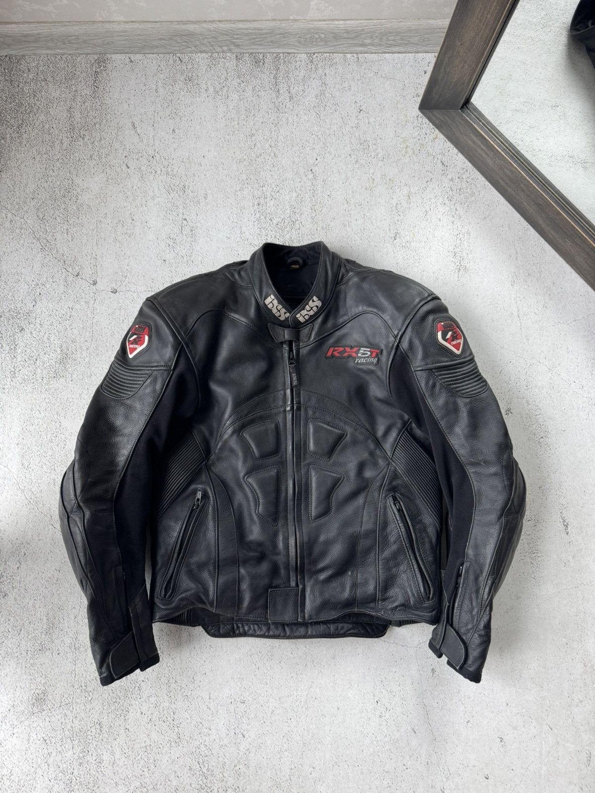 Leather IXS RX5T Vintage Motorcycles Racing Armour Leather Suit Size US M / EU 48-50 / 2 - 7 Thumbnail