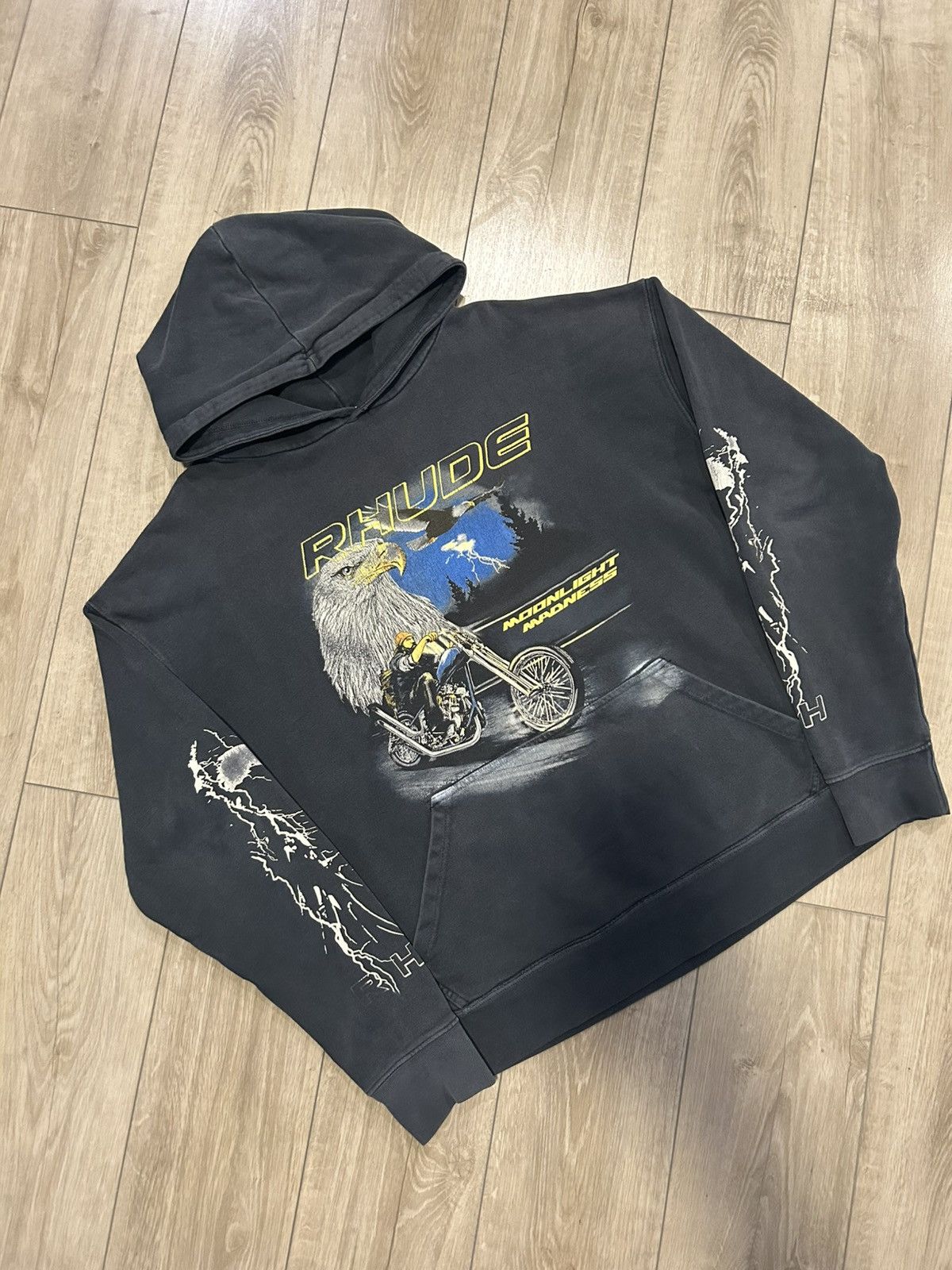 Rhude Rhude Moonlight Madness Hoodie Size US S / EU 44-46 / 1 - 1 Thumbnail