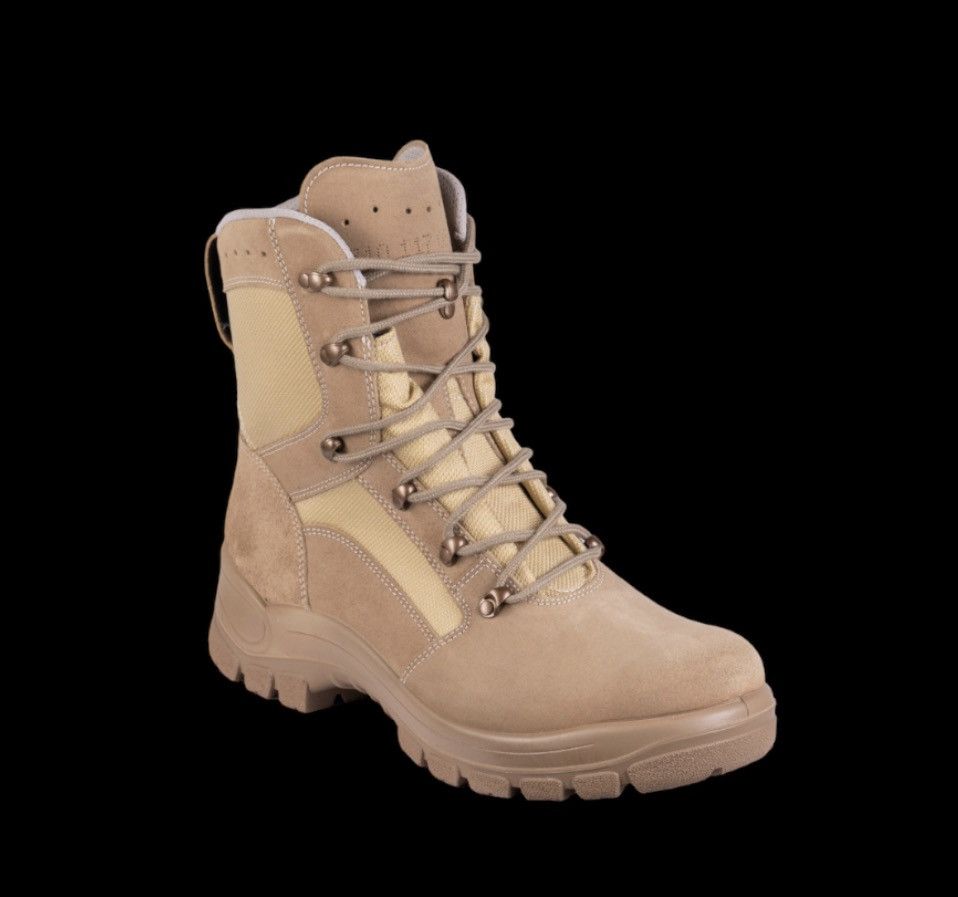 tan combat boots