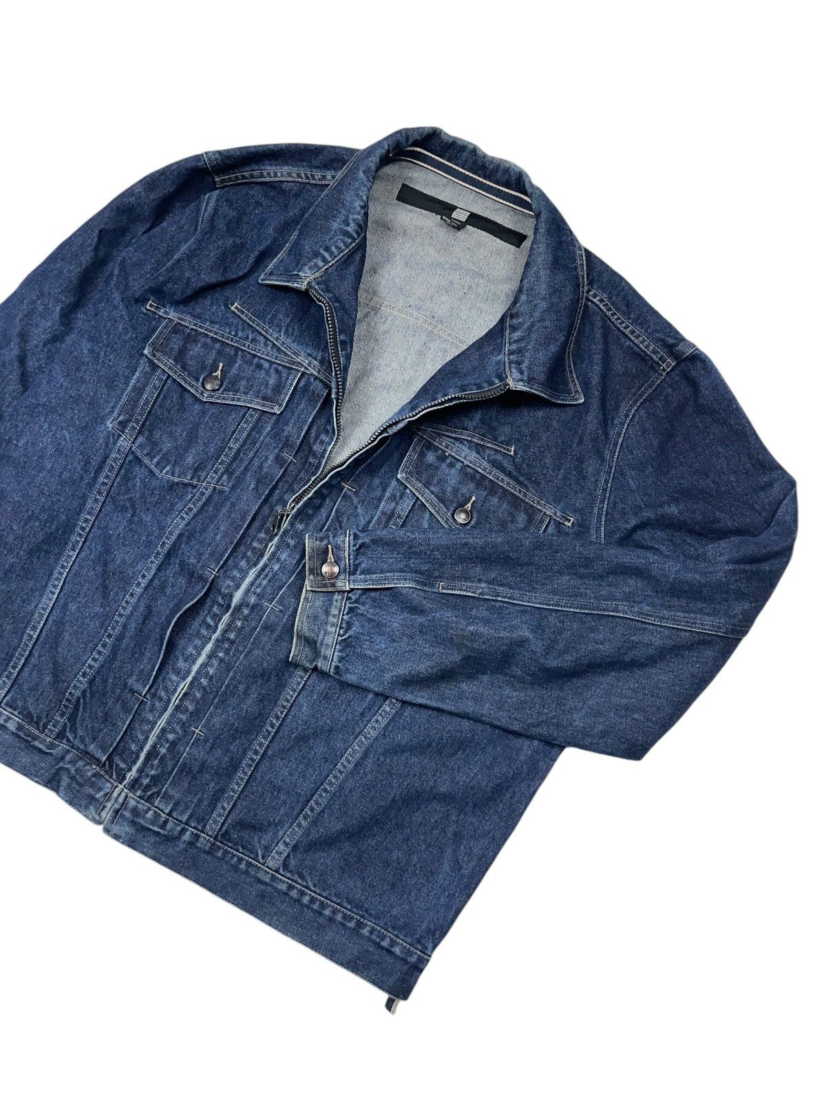 Marithe + Francois Girbaud × Vintage Vintage Marithe Francois Gibraud Denim Jacket Full Zip Size US XXL / EU 58 / 5 - 2 Thumbnail
