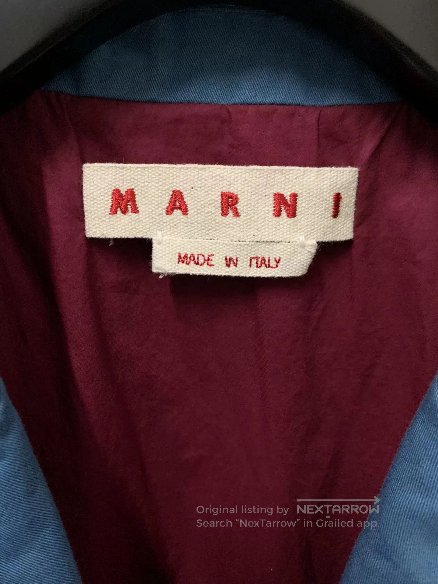 Marni Vintage Baby Blue Work Jacket by Marni. Size US M / EU 48-50 / 2 - 2 Thumbnail