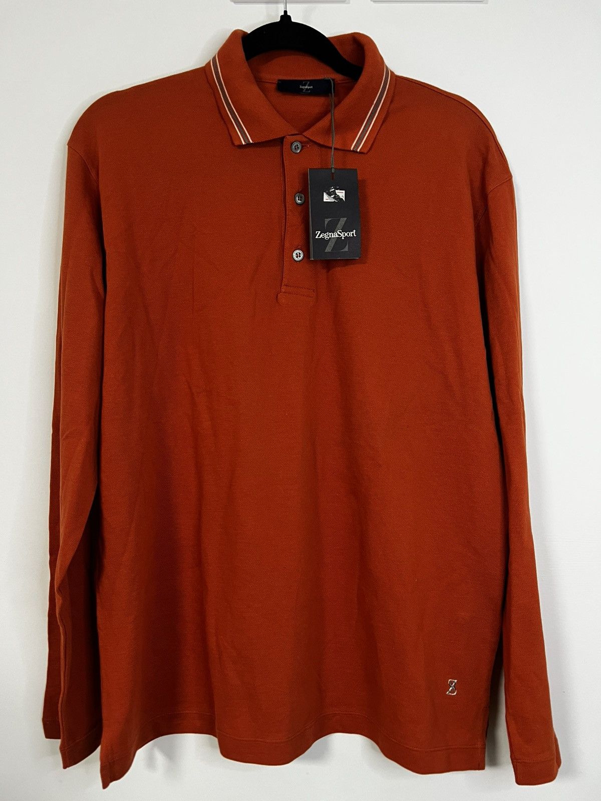 Z Zegna Zegna sport long sleeve polo shirt new s Size US S / EU 44-46 / 1 - 1 Thumbnail