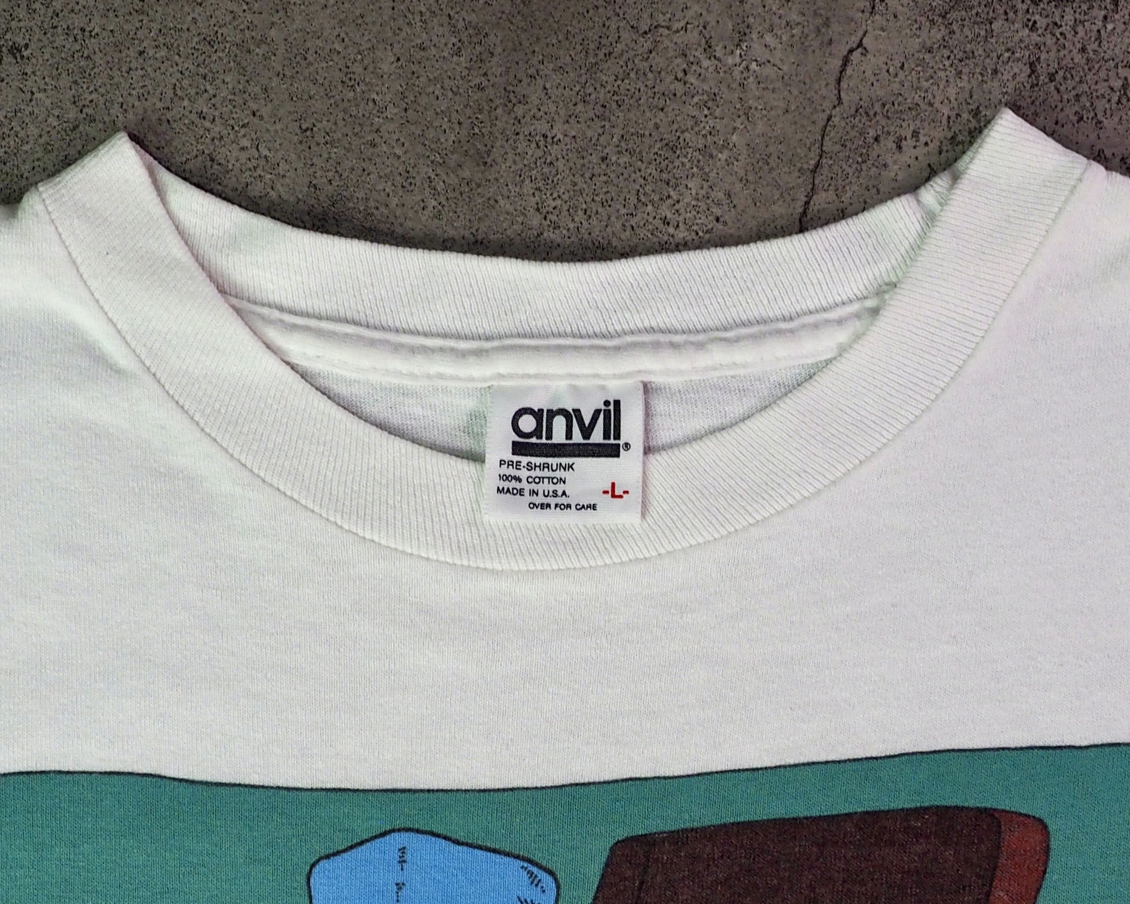 Vintage Vintage 1990s "Just Say No To Crack" Graphic Shirt L Size US L / EU 52-54 / 3 - 7 Thumbnail