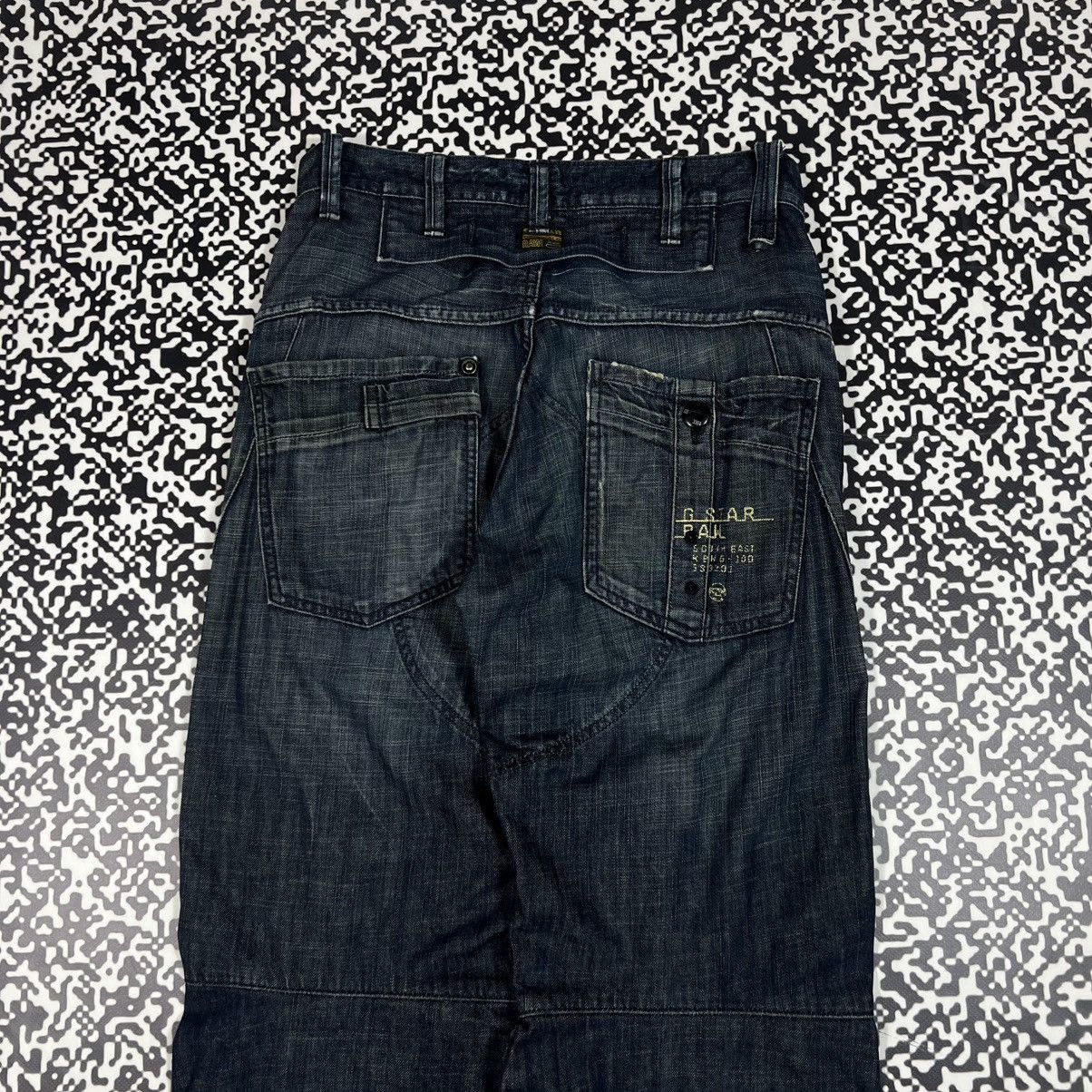 G-Star Vintage Y2K G Star Raw Japanese Style Denim Distressed Jeans Size US 30 / EU 46 - 8 Thumbnail