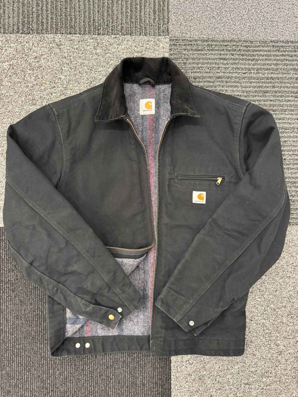 Carhartt Carhartt Detroit Jacket J01 BLK usa vintage og Size US L / EU 52-54 / 3 - 1 Thumbnail