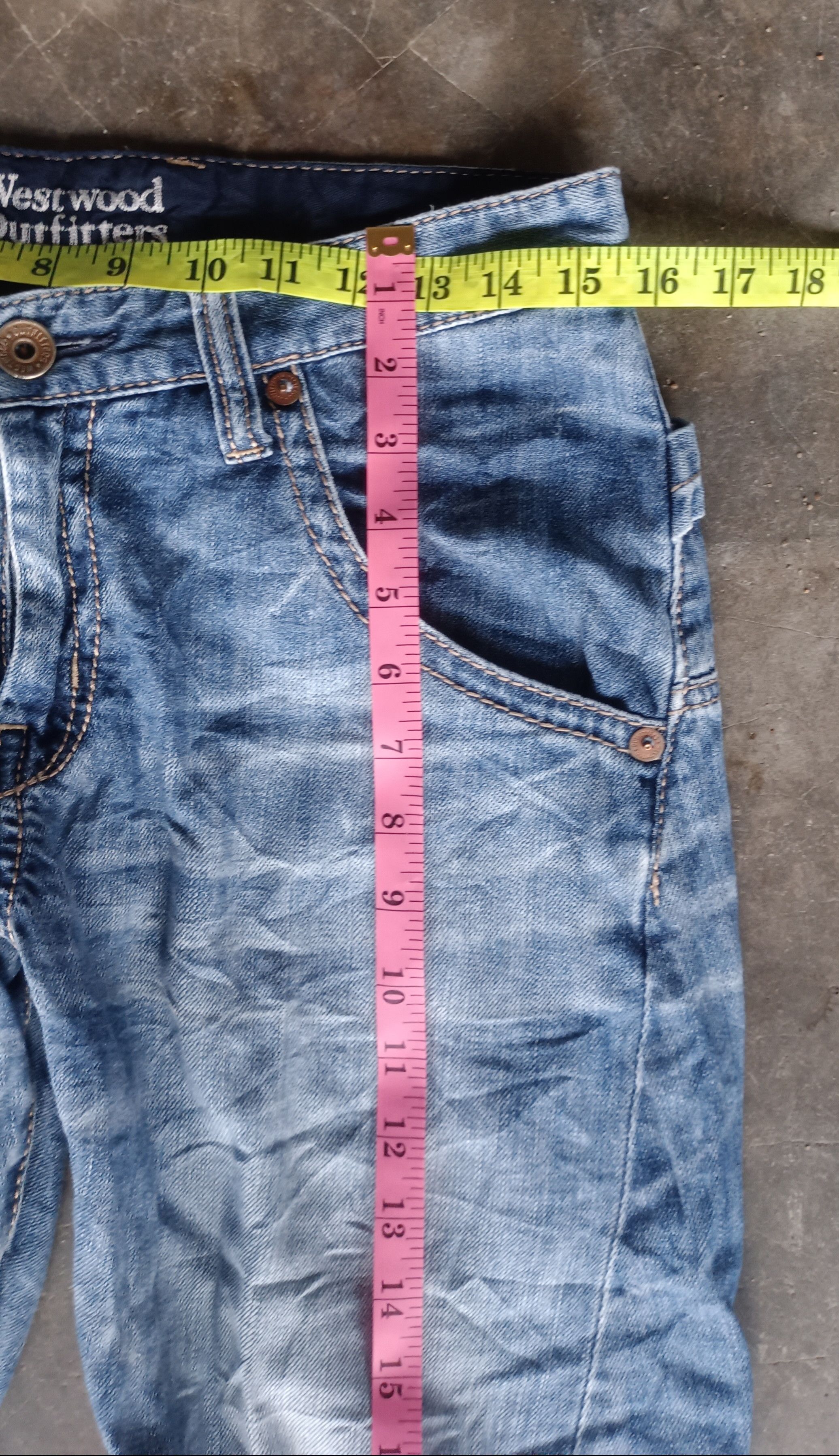 Japanese Brand Vintage💥 Westwood Outfitters Distressed jeans Size US 31 - 21 Thumbnail