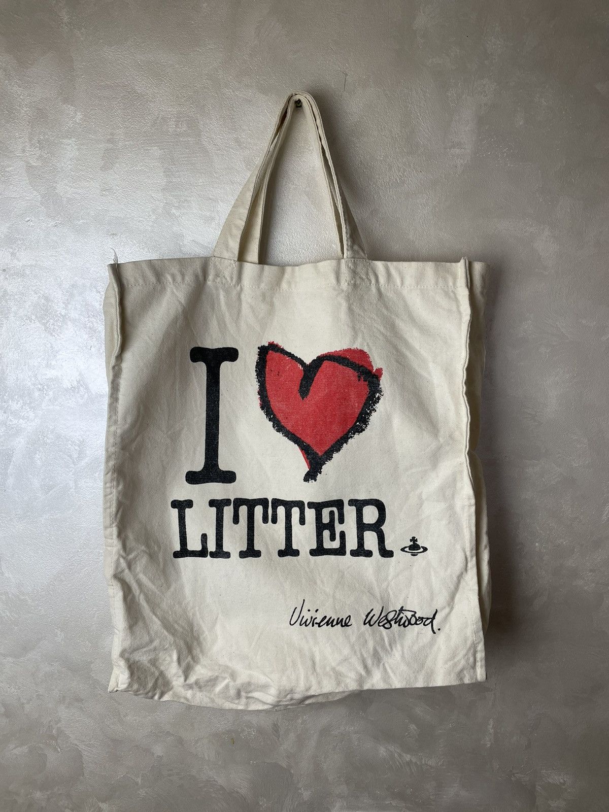 Vivienne Westwood Vivienne Westwood “I ❤️ Litter” tote bag Size ONE SIZE - 1 Thumbnail