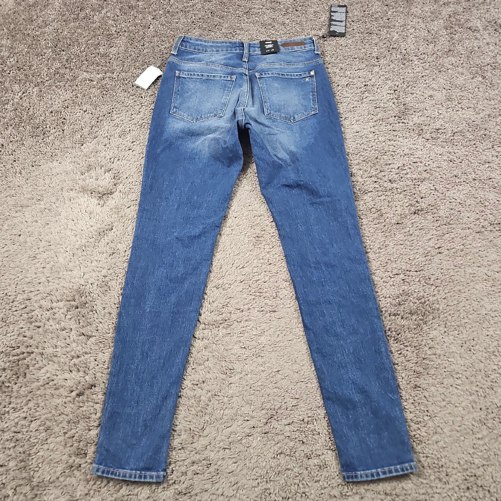 Mavi Mavi Jeans Womens Skinny Low Rise Medium Wash Stretch Denim Alissa 27 26x30 Blue Size 27" / US 4 / IT 40 - 7 Thumbnail