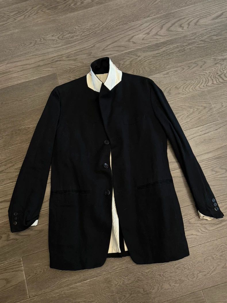 Undercover Undercover Long Coat with White Collar Size US M / EU 48-50 / 2 - 1 Thumbnail