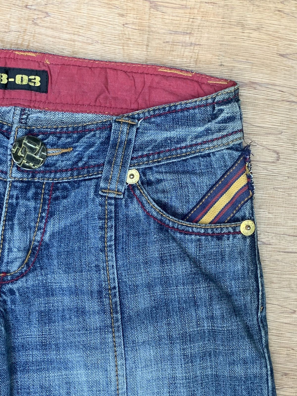 Japanese Brand Rare!! Vintage LB-03 Denim Jeans Pants Size US 28 / EU 44 - 16 Thumbnail
