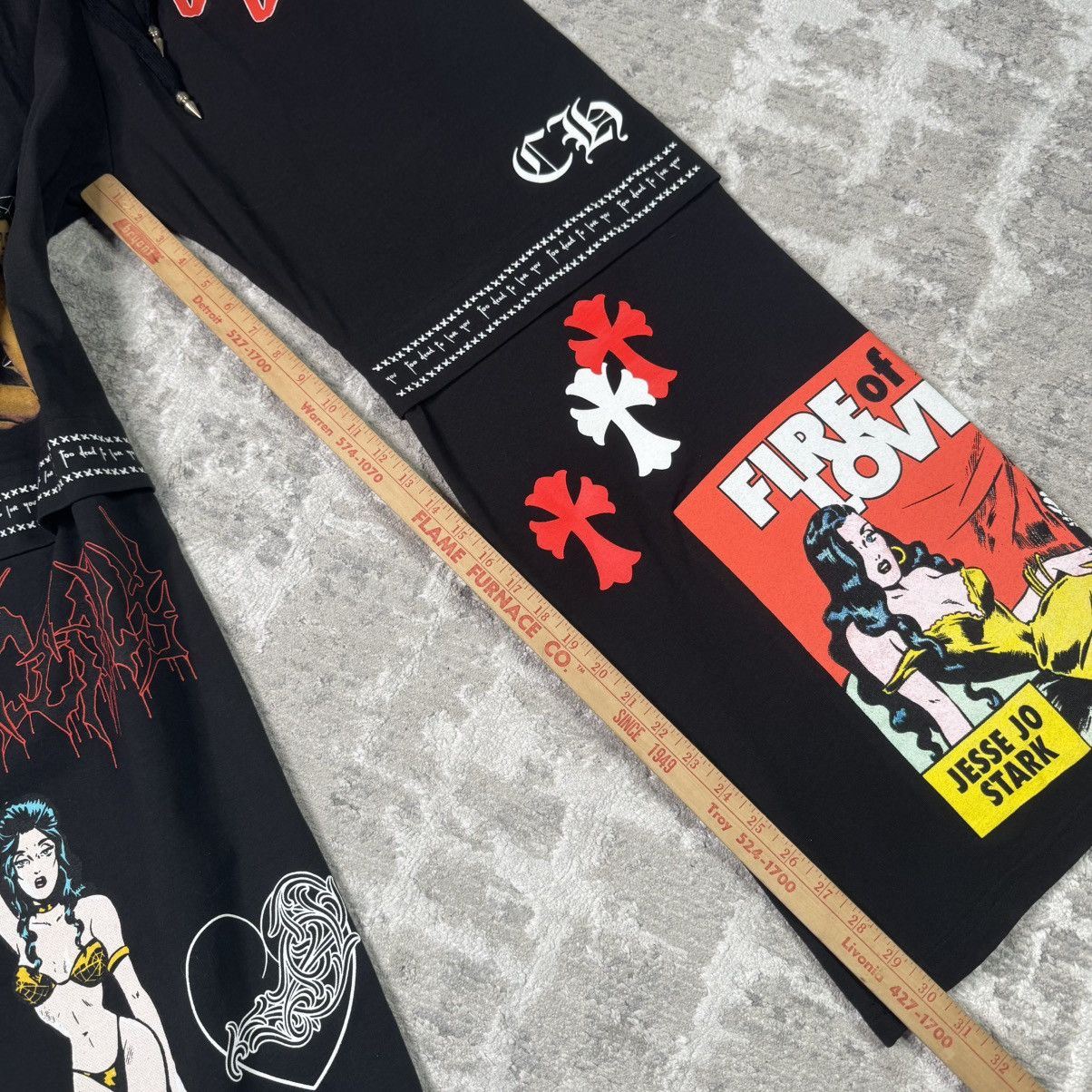 Chrome Hearts Deadly doll sweatpants Size US 33 - 18 Thumbnail