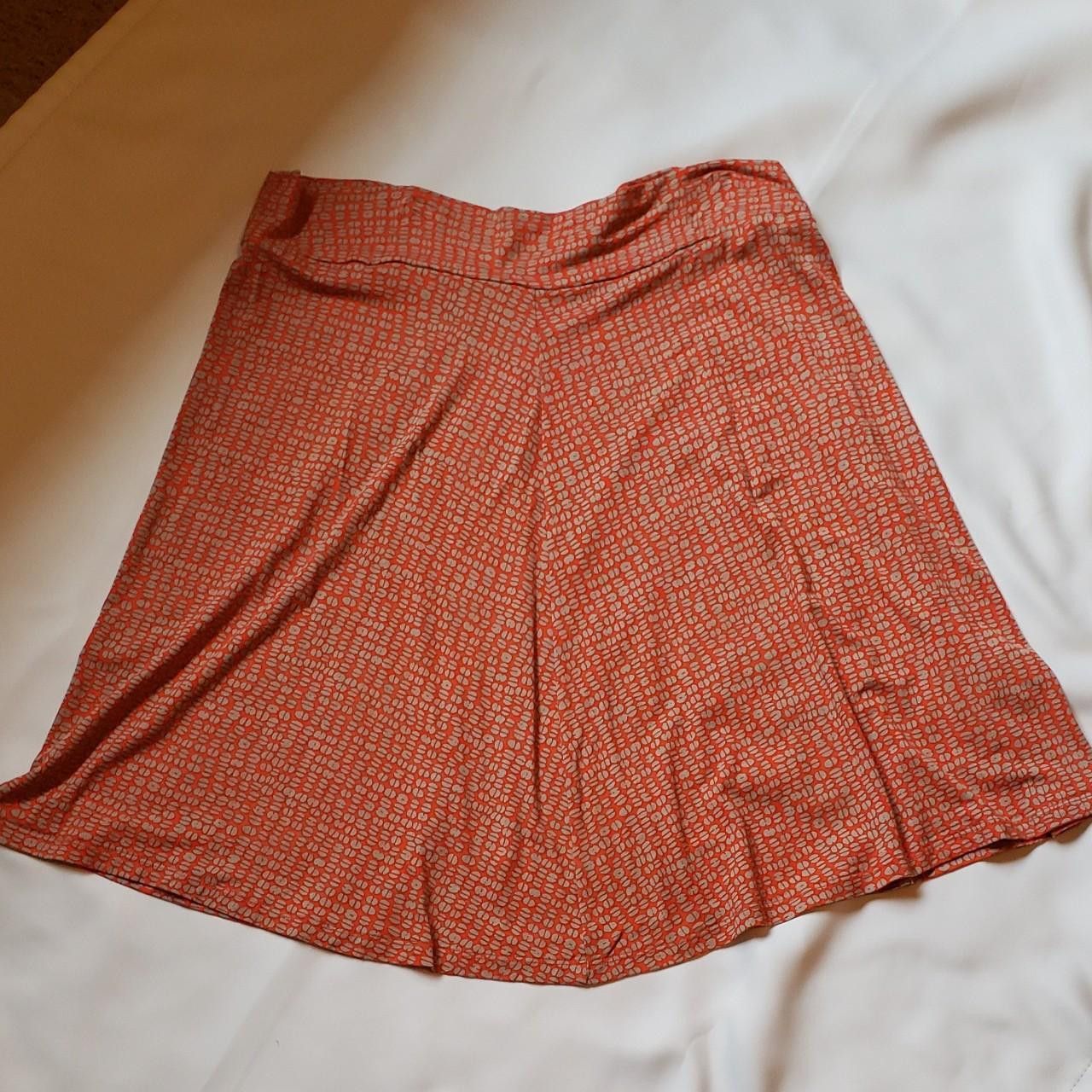 Designer × Vintage Vila Joy A-LINE retro pull-on midi skirt, imported Size 24" / US 00 / IT 34 - 6 Thumbnail