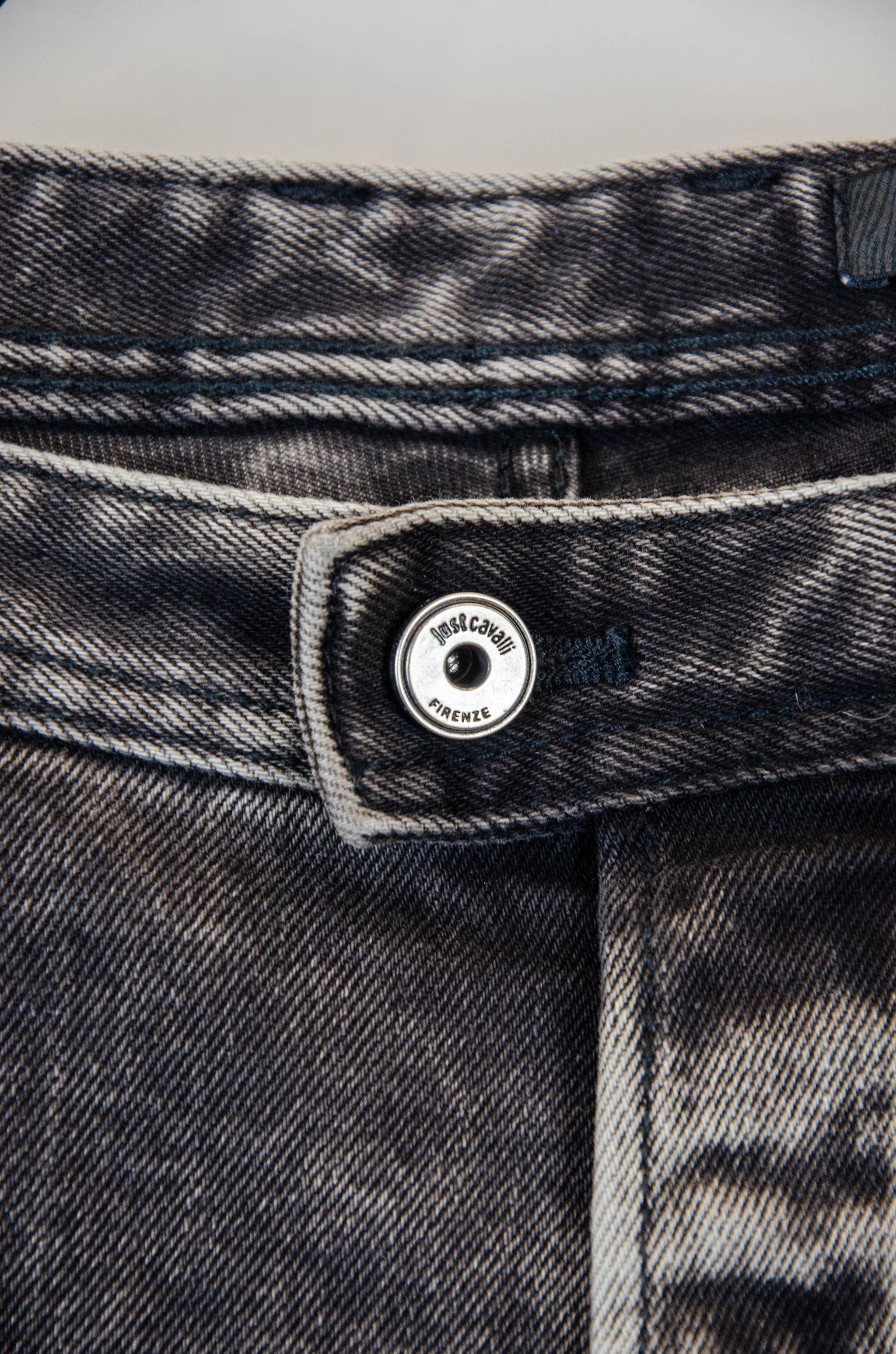 Just Cavalli Just Cavalli Biker Jeans Grey Wash – Size 52 Size US 36 / EU 52 - 7 Thumbnail