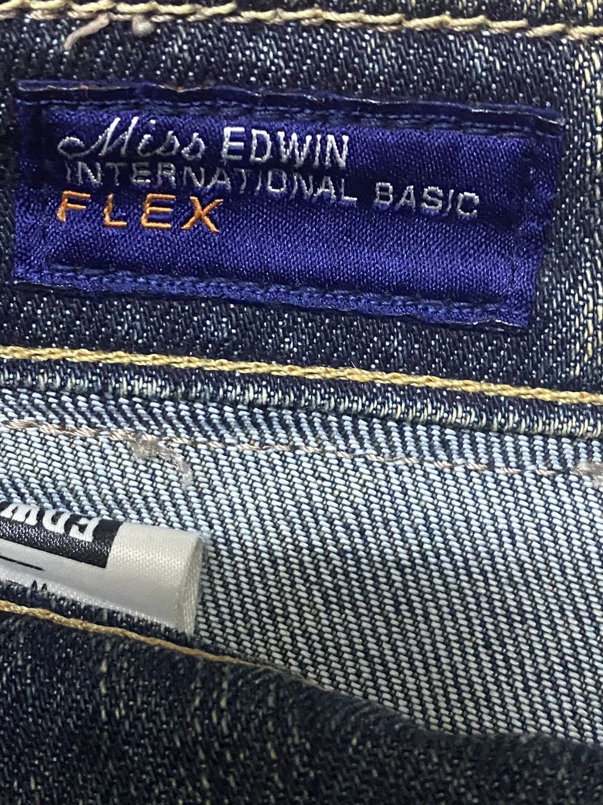 Edwin Vintage Japanese Brand Mud Wash Style Loose Jeans Size US 31 - 15 Thumbnail