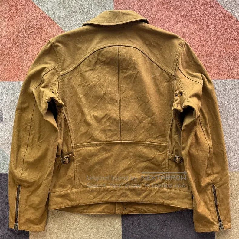 RRL Ralph Lauren RRL Ralph Lauren Biker Jacket with Diagonal Zippers Size US S / EU 44-46 / 1 - 3 Thumbnail