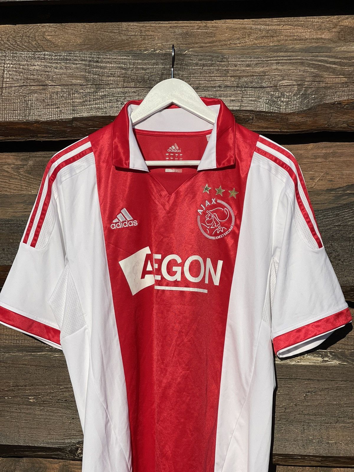 Adidas 2011 Adidas Ajax Amsterdam soccer jersey Size US L / EU 52-54 / 3 - 2 Thumbnail
