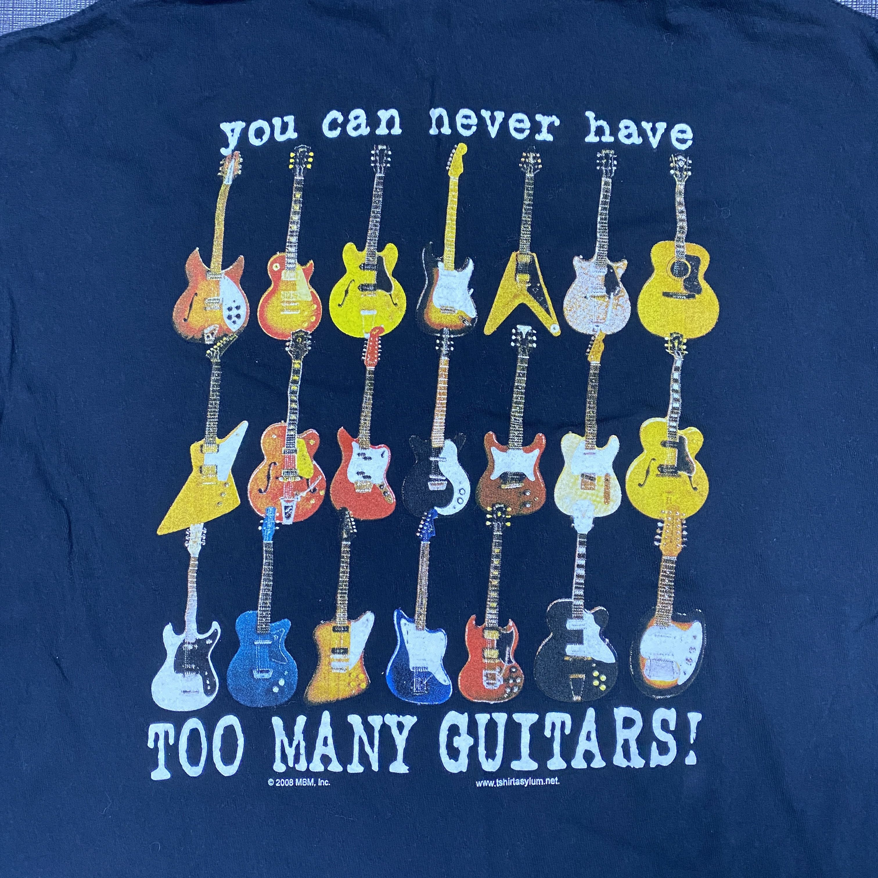 Vintage Vintage 2008 Playin' Guitar Black Tee T-Shirt L Size US L / EU 52-54 / 3 - 5 Thumbnail