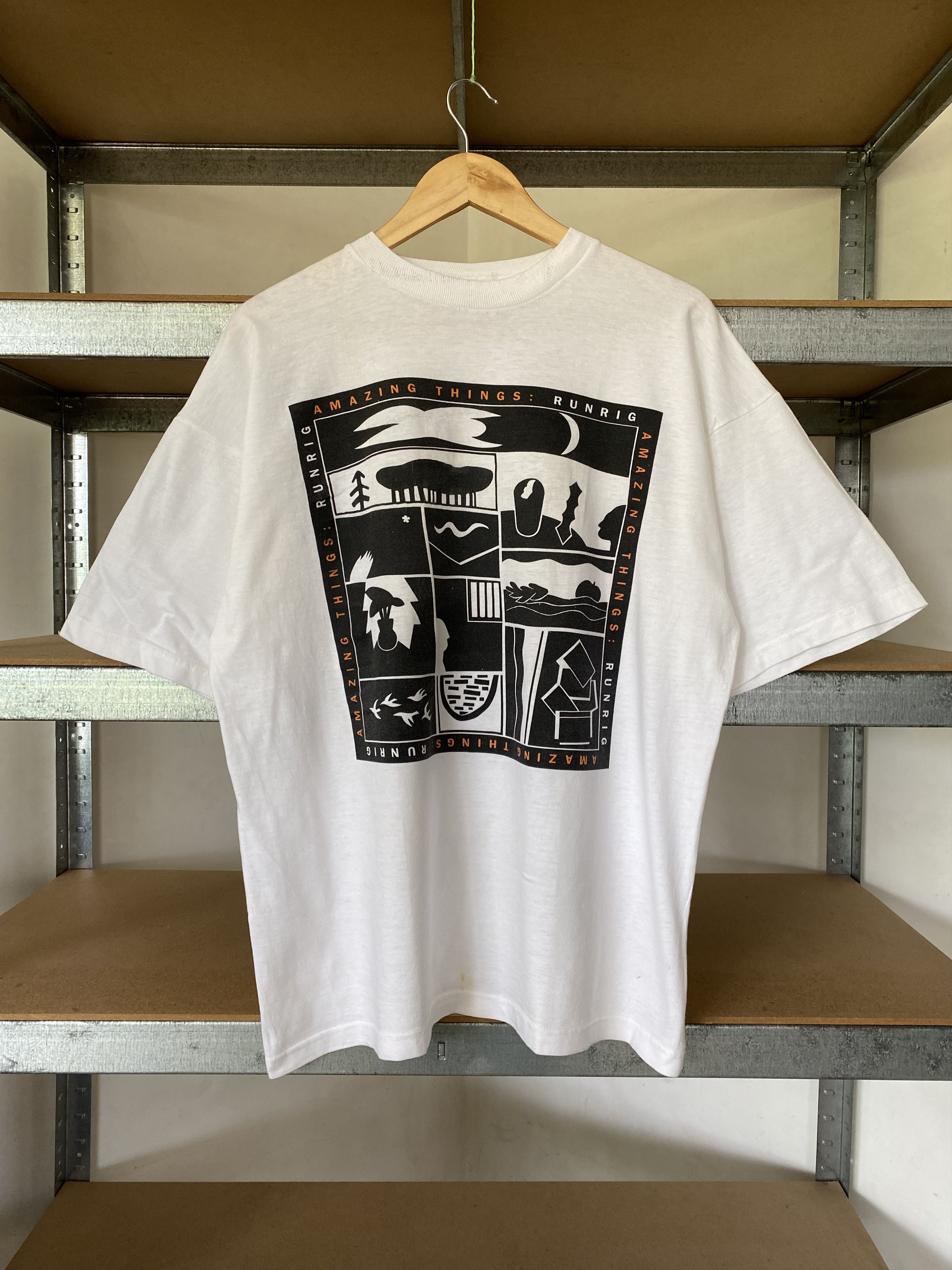 Band Tees Runrig Vintage 1993 Amazing Things Rock Band Tour Tee Size US XL / EU 56 / 4 - 1 Thumbnail