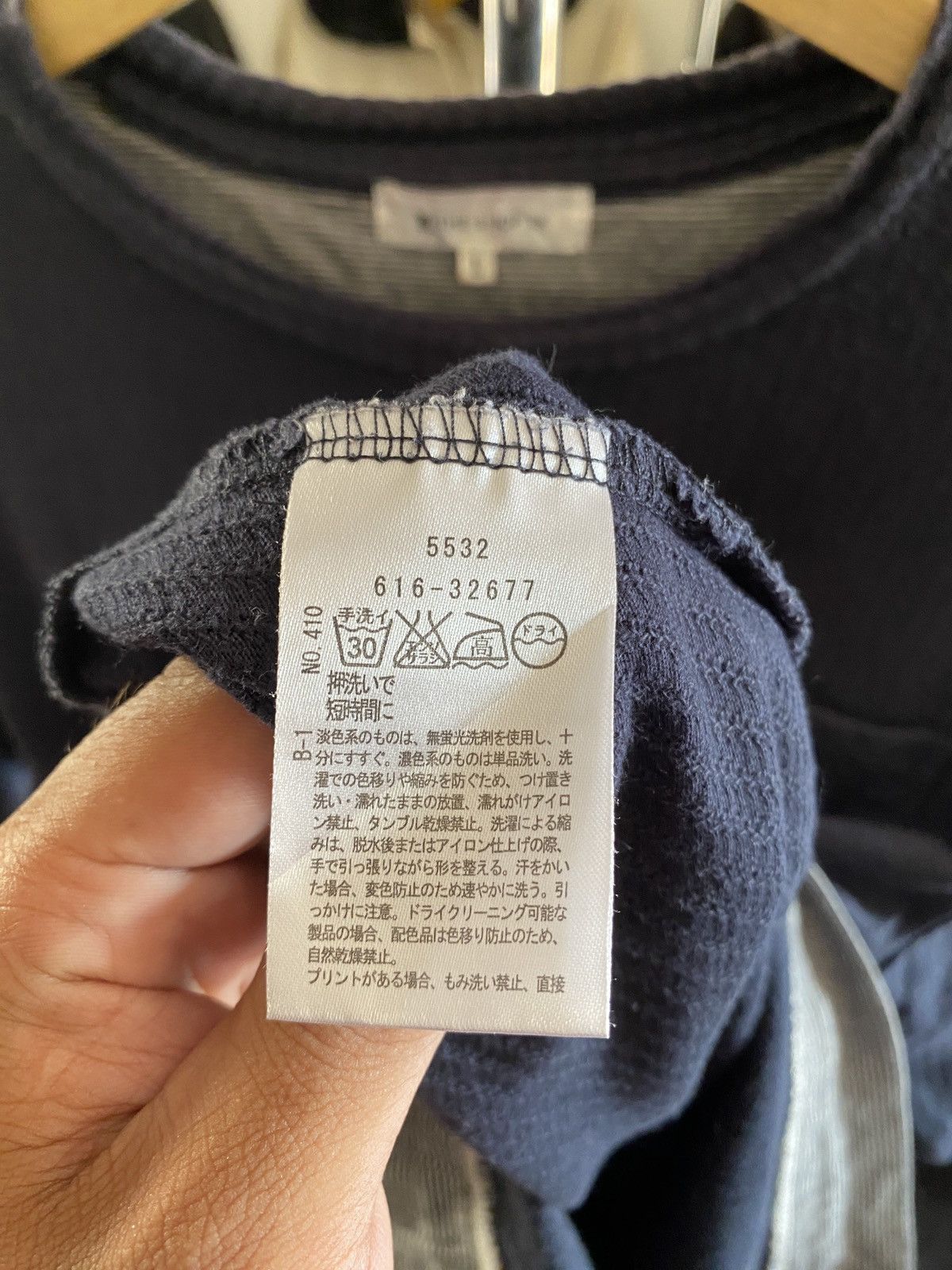 Japanese Brand Japanese Takeo Kikuchi DOUBLE LAYER Pocket Long Slevee TEE Size US L / EU 52-54 / 3 - 8 Thumbnail