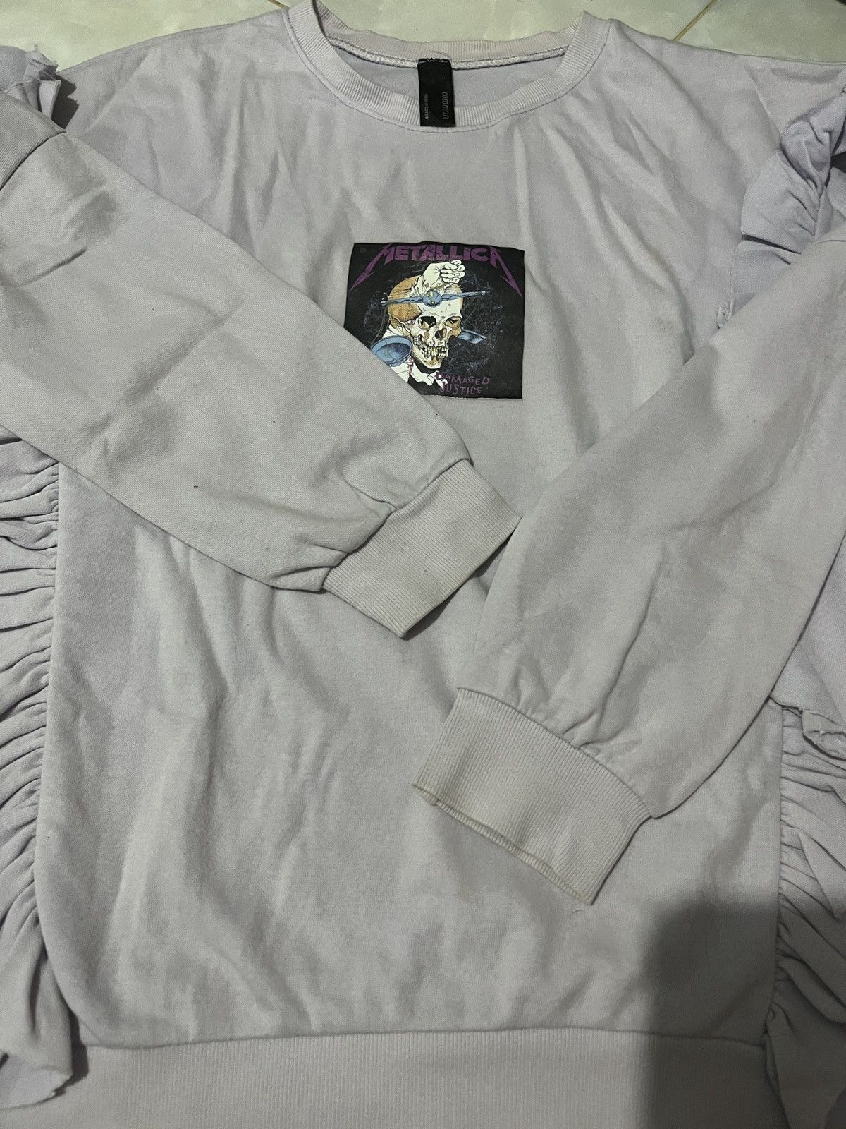 Japanese Brand × Vintage Metalica swetear Size L / US 10 / IT 46 - 3 Thumbnail