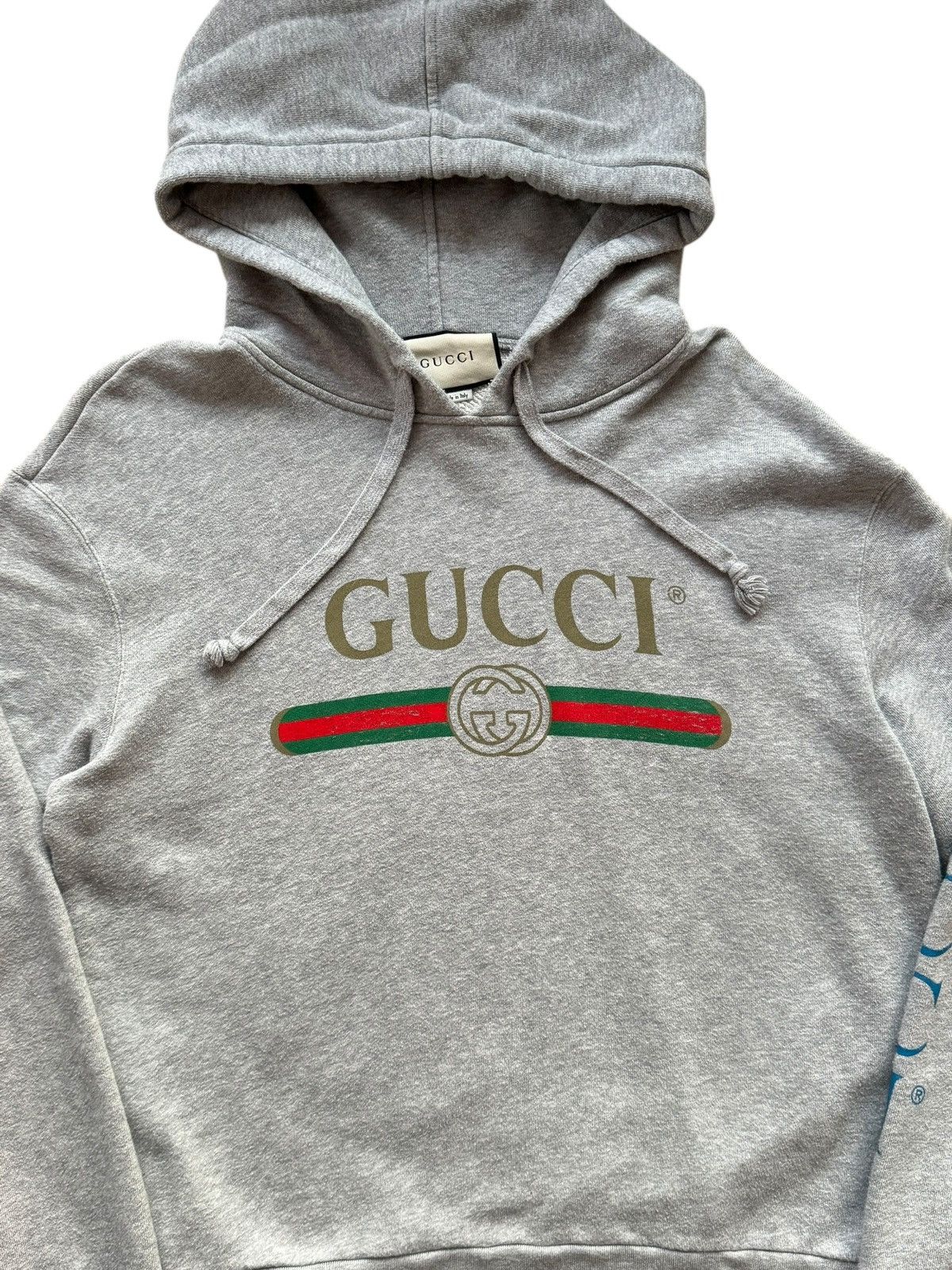 Gucci Gucci Dragon Embroidered Logo Sweatshirt Hoodie Size US L / EU 52-54 / 3 - 6 Thumbnail