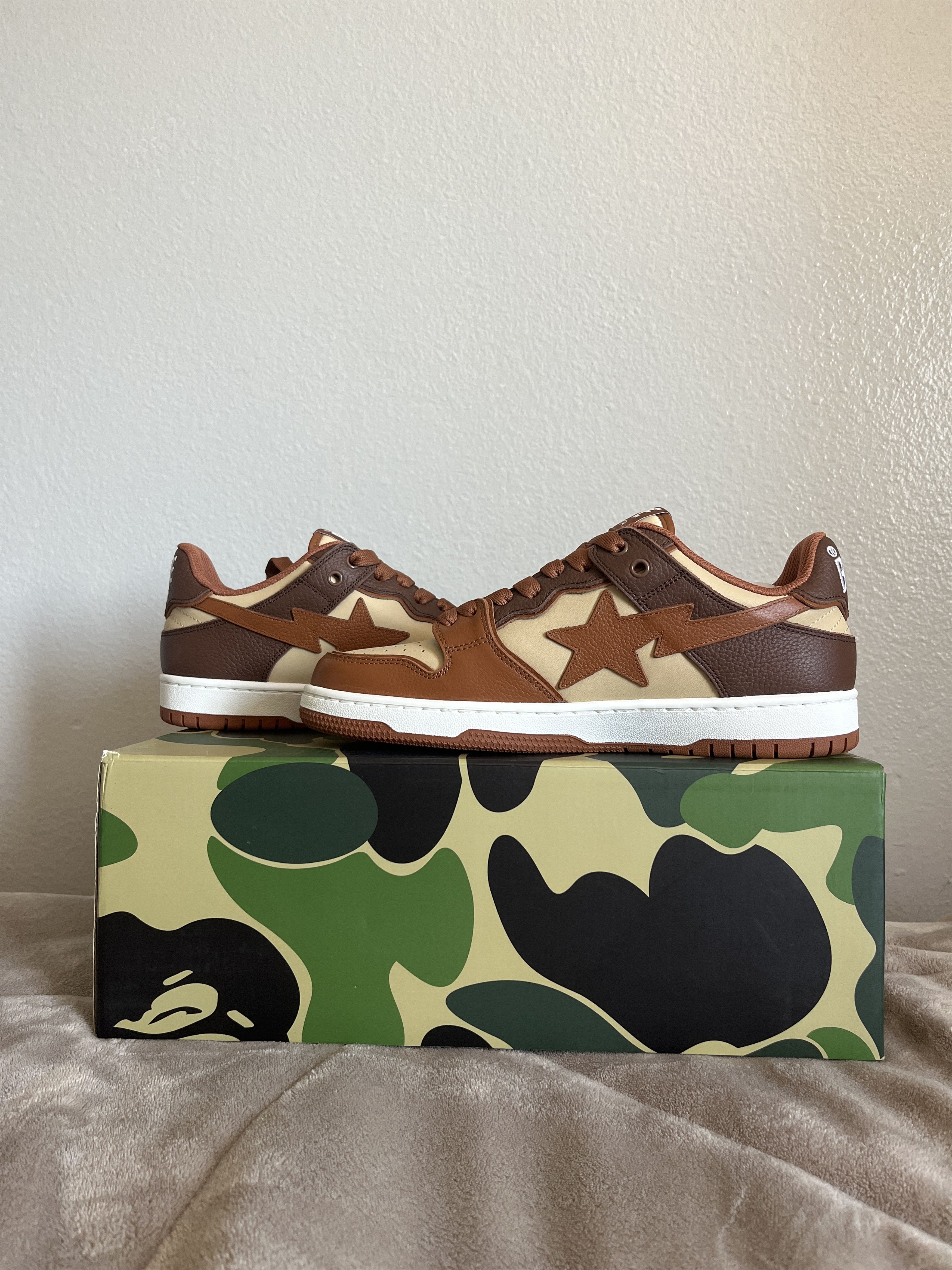 Bape BAPE Sk8 Ska #5 Sneakers Color Brown Size US 8 / EU 41 - 2 Thumbnail