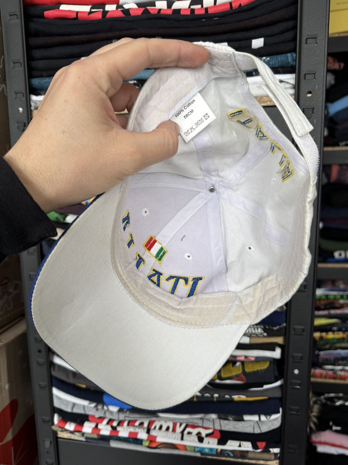 Vintage Vintage SOCCER / Racing Italy Cap streetwear Hat Size ONE SIZE - 7 Thumbnail