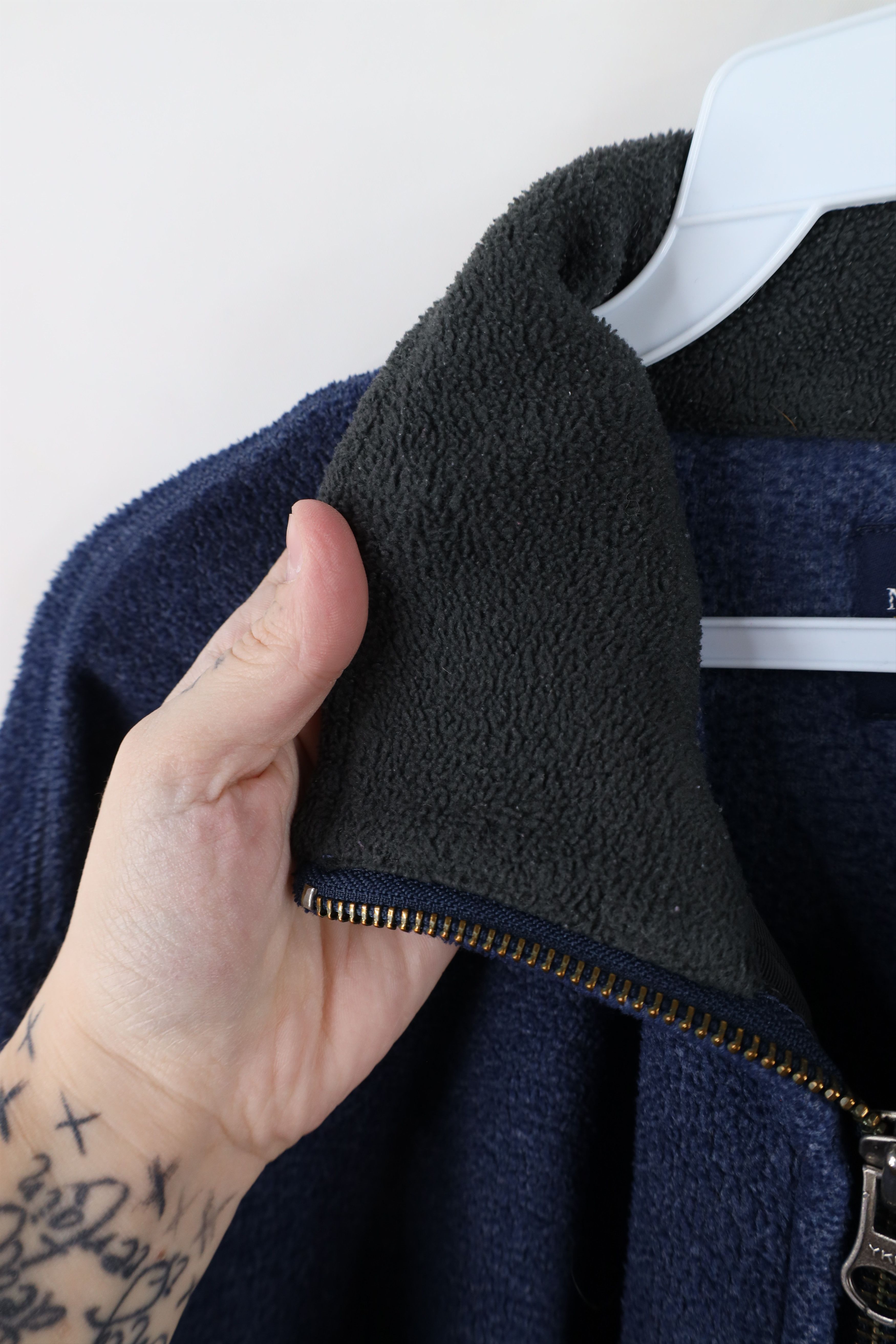 Nautica Vintage 90s Nautica Half Zip Fleece Pullover Sweater Size US L / EU 52-54 / 3 - 11 Thumbnail