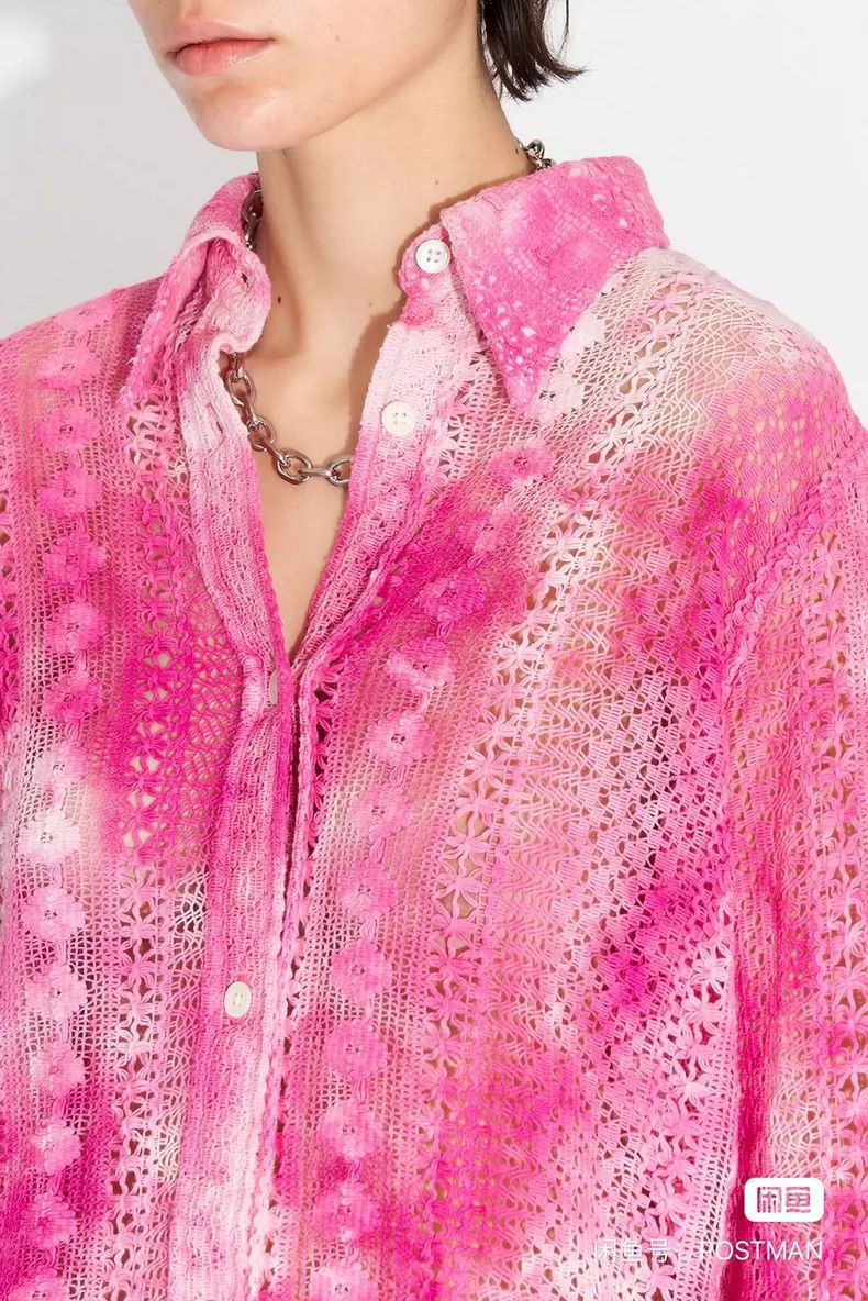 Our Legacy our legacy size 36 Shirt with pink tie-dye 2504-Nextarrow Size US XXS / EU 40 - 2 Thumbnail
