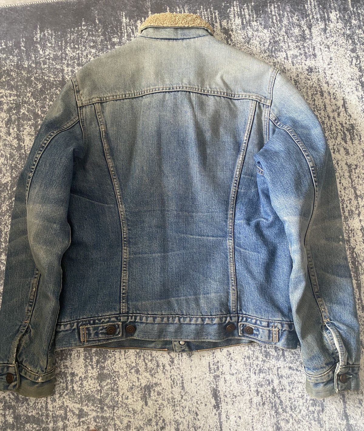 Levi's Vintage Levi's Sherpa Fleece workwear Denim Jacket 00s Size US M / EU 48-50 / 2 - 5 Thumbnail