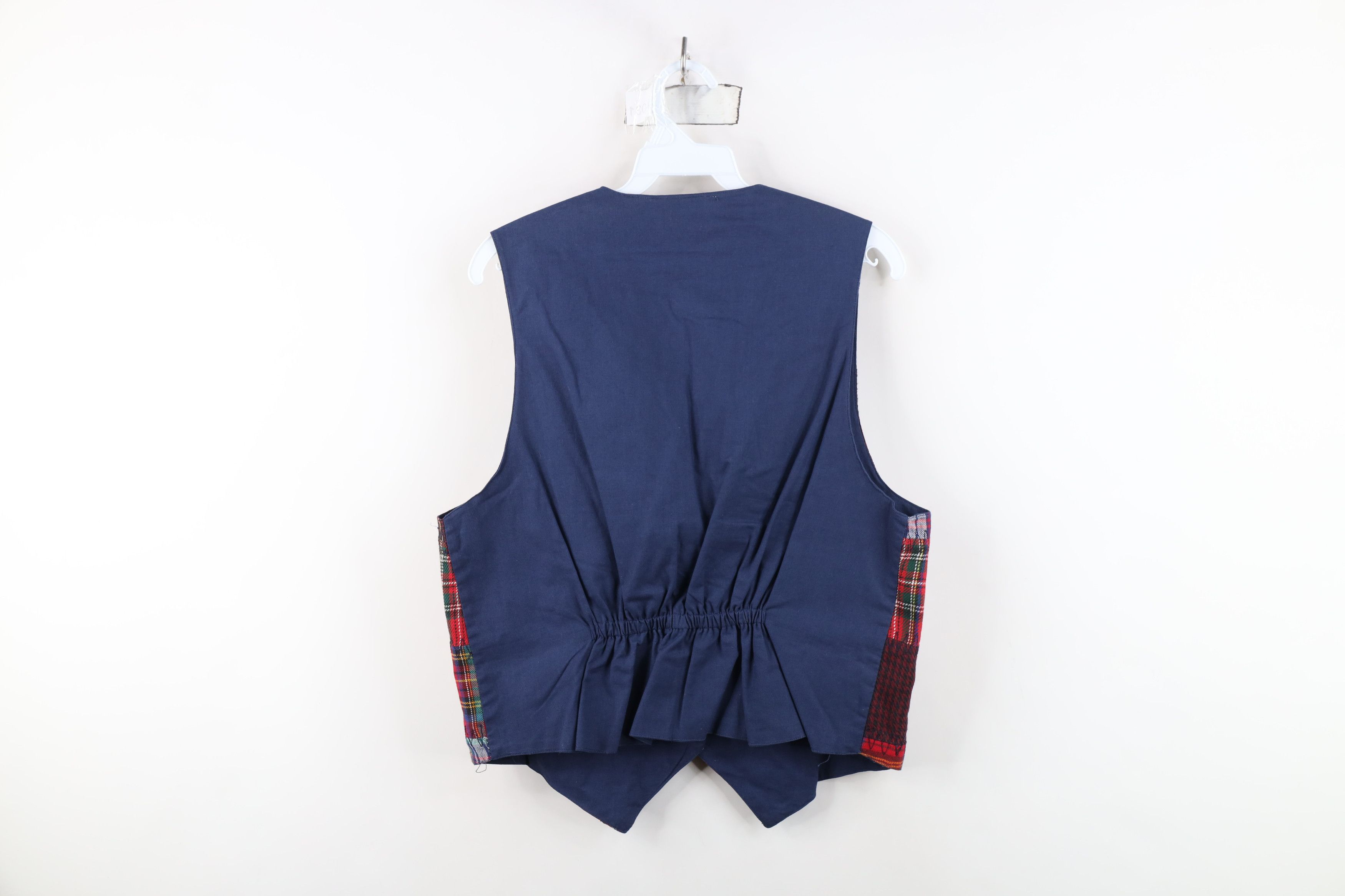 Vintage Vintage 90s Streetwear Faded Quilt Patchwork Vest Jacket Size M / US 6-8 / IT 42-44 - 10 Thumbnail