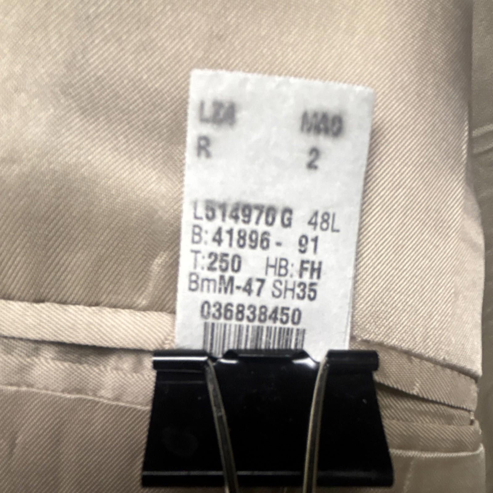 Lauren Ralph Lauren Ralph Lauren Men's Suit Jacket 48L Single-Breasted blazer Size 48L - 6 Thumbnail