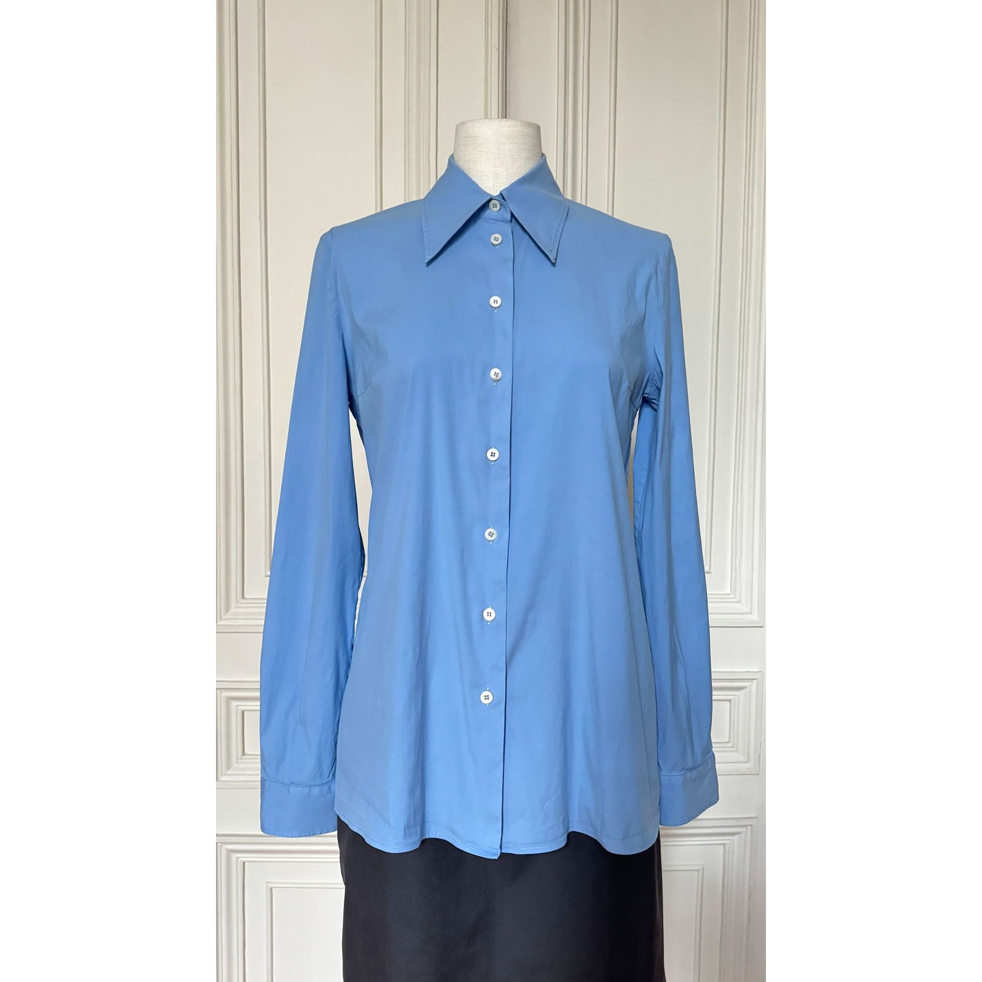 Prada 2019 Blue Shirt Size M / US 6-8 / IT 42-44 - 1 Thumbnail