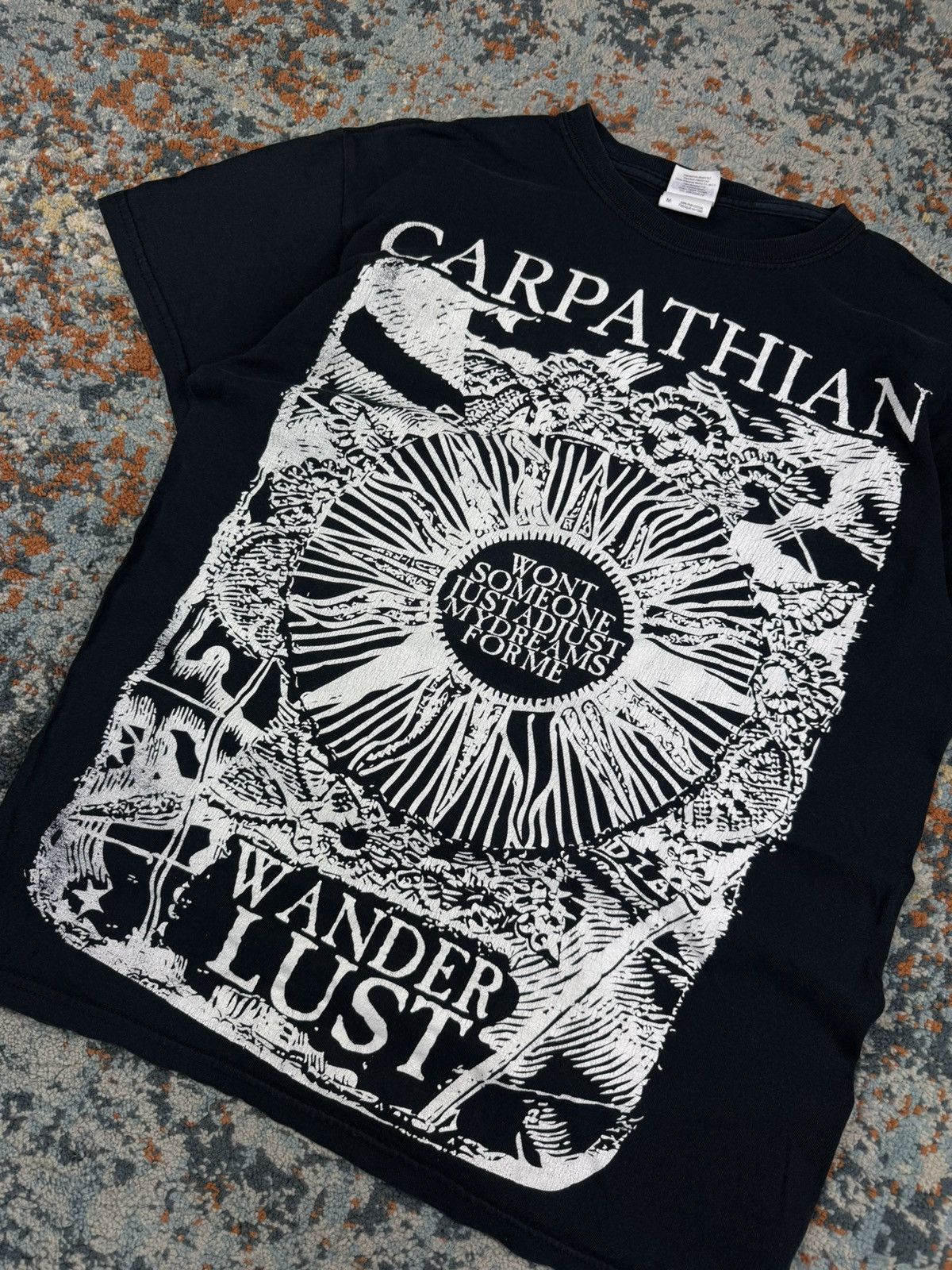 Band Tees × Vintage Rare Vintage 00s Carpathian wanderlust hardcore band tee Size US M / EU 48-50 / 2 - 3 Thumbnail