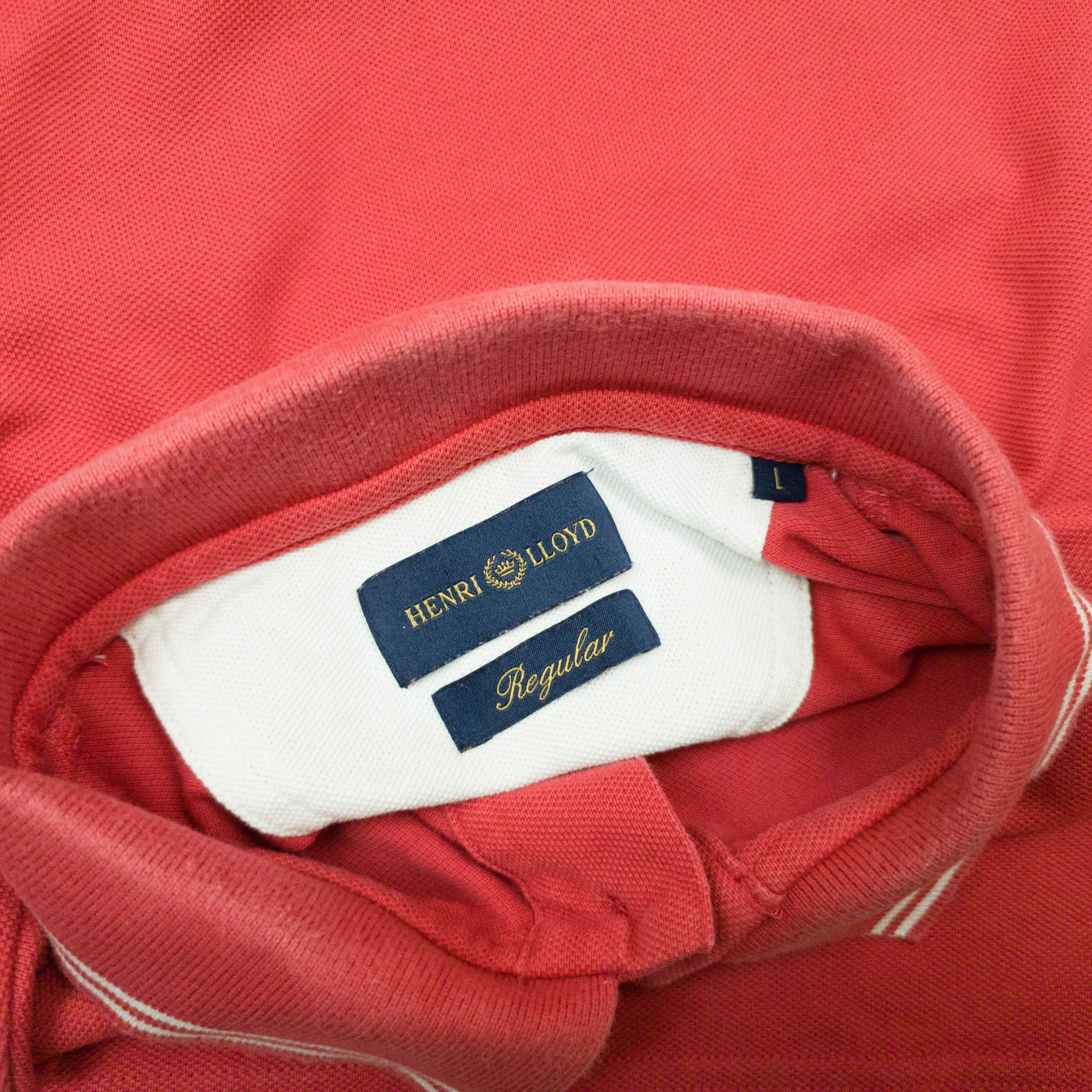 Henri Lloyd Henri Lloyd mens polo top cotton size M-L (label L) gc Size US L / EU 52-54 / 3 - 6 Thumbnail