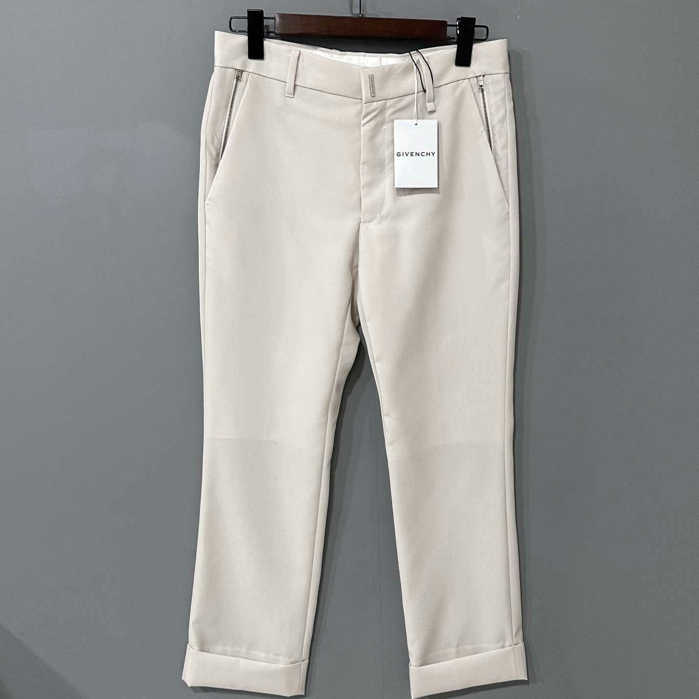 Givenchy Givenchy Casual Slim White Casual Pants 37 Men Size US 37 - 1 Thumbnail