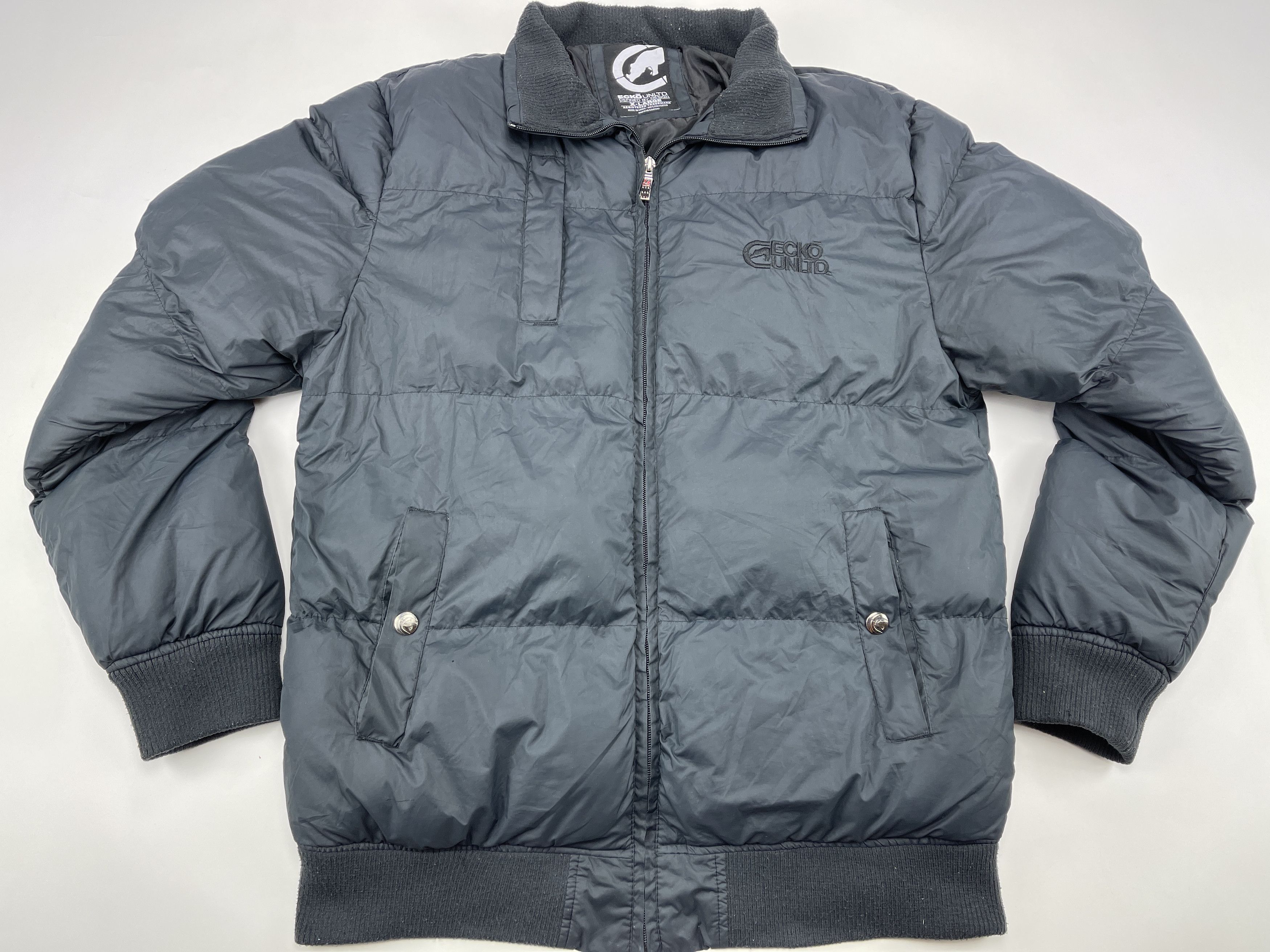Ecko Unltd. ECKO UNLTD jacket, black, quilted, Ecko jacket, 90s size XL Size US XL / EU 56 / 4 - 7 Thumbnail