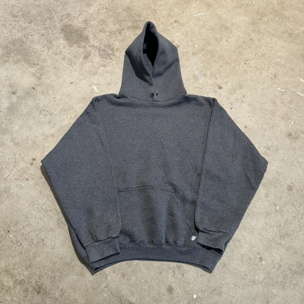 Other VINTAGE GREY BLANK DISCUS ATHLETIC HOODIE! Size US L / EU 52-54 / 3 - 1 Thumbnail